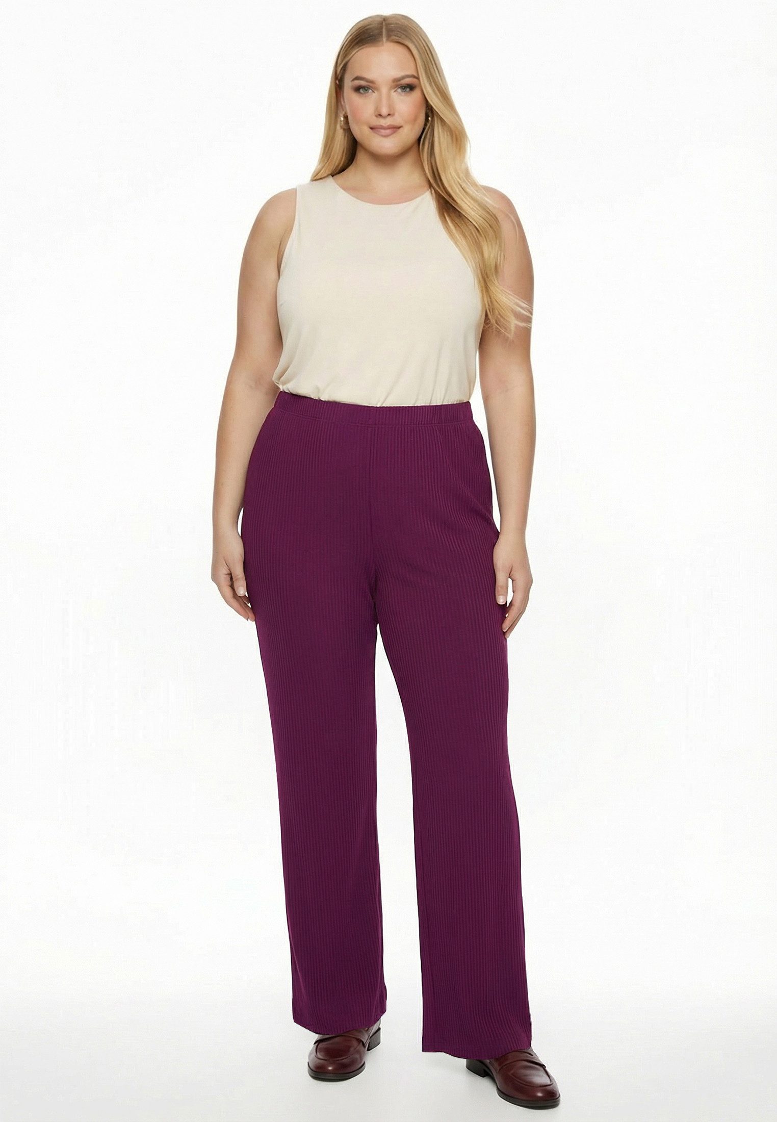 YOEK Bootcuthose Damen Hose Flare Fit