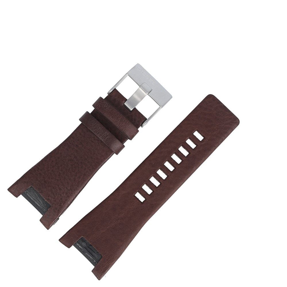 Diesel Uhrenarmband 32mm Leder Braun DZ-1273