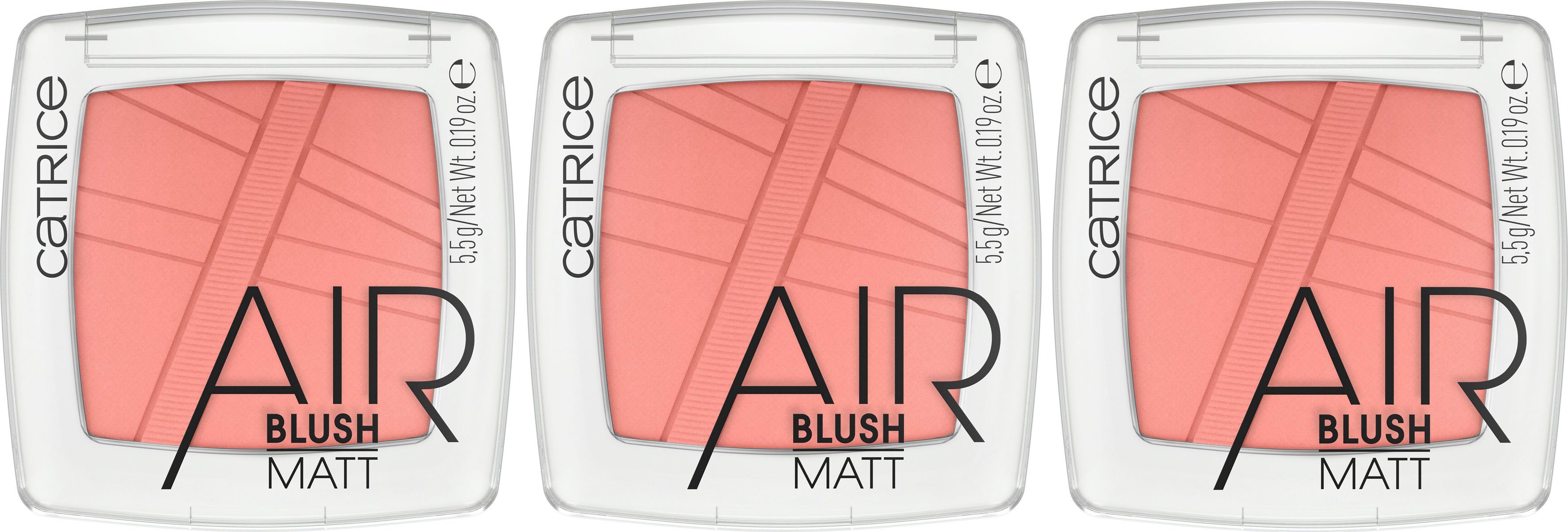 Catrice Rouge AirBlush Matt, 3-tlg.