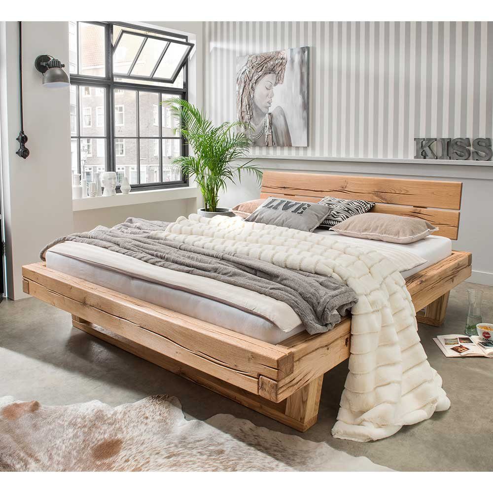 Pharao24 Massivholzbett Sidgarus, aus Massivholz