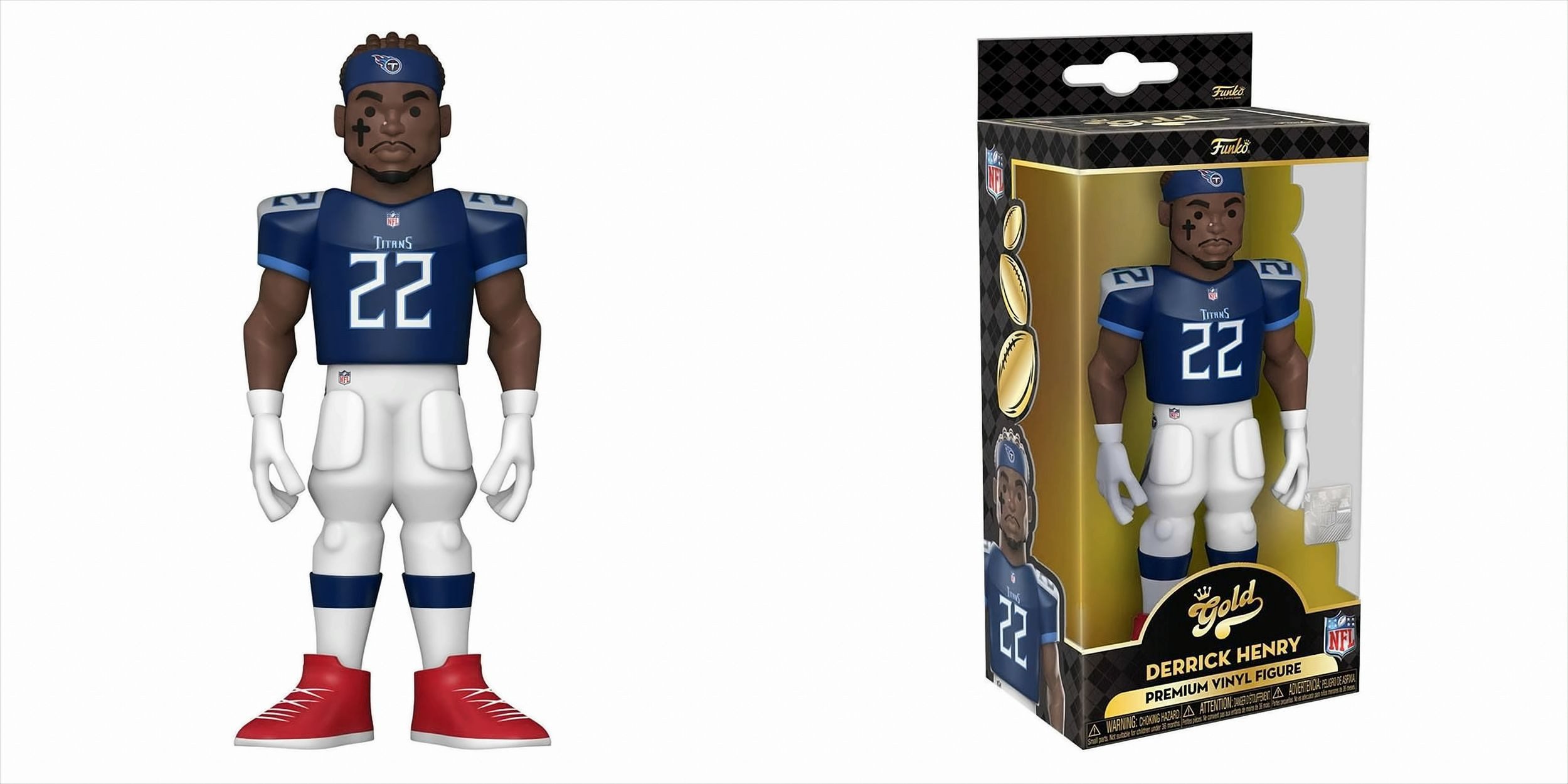 Funko Spielfigur NFL - Derrick Henry Gold Premium Vinyl Figur