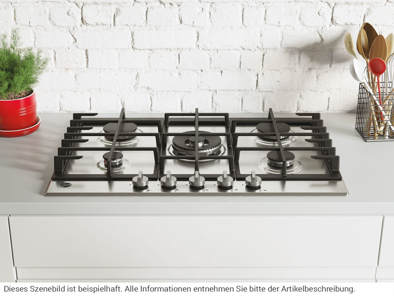 Hoover Gas-Kochfeld HHG75WK3XNL, autark – Bild 5 von 5
