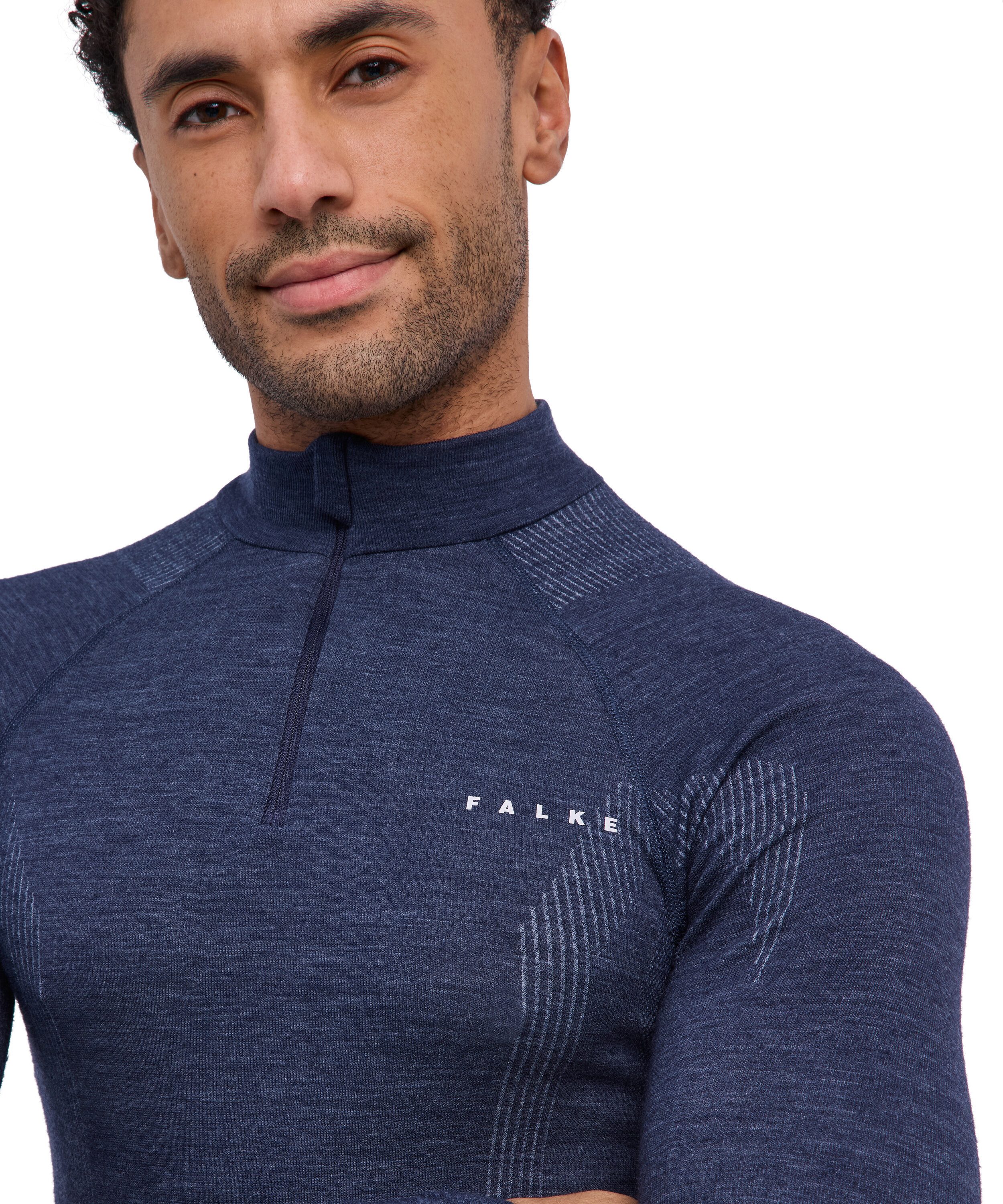 FALKE Funktionsshirt FALKE Langarmshirt Wool-Tech (1-tlg., 1) aus Merinowolle für kalte bis sehr kalte Temperaturen