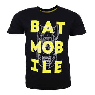 DC Comics Print-Shirt DC Batman Batmobile Kinder Jungen T-Shirt Gr. 104 bis 134, 100% Baumwolle