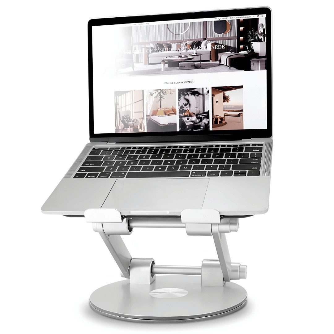Almuro Laptop-Ständer für Macbook Air 15 Zoll M5 Metall Halter Drehbar Faltbar Notebook 360°, (1-tlg., 360° drehbar, höhenverstellbar)