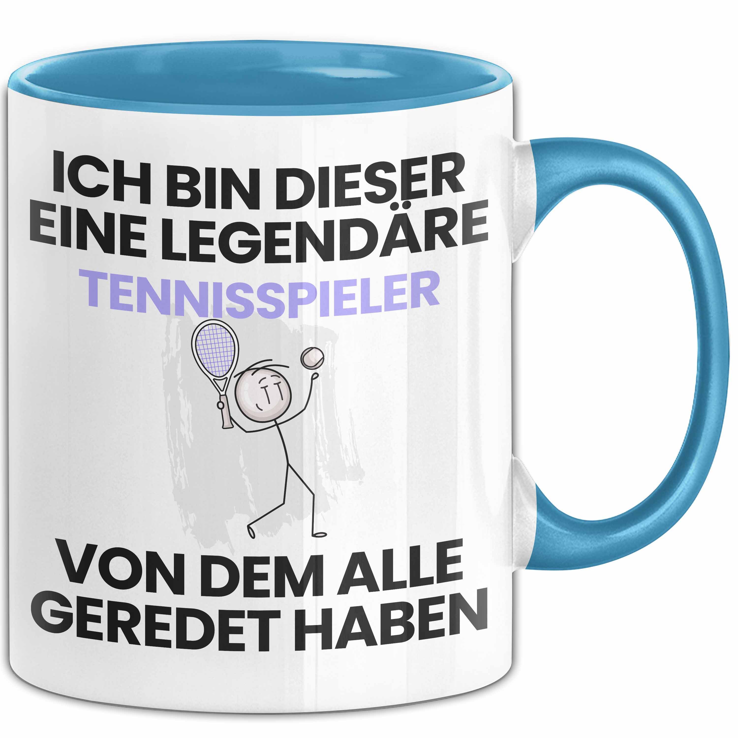 Trendation Tasse Tennisspieler Geschenk Tasse Lustige Geschenkidee Geburtstag für Tenni
