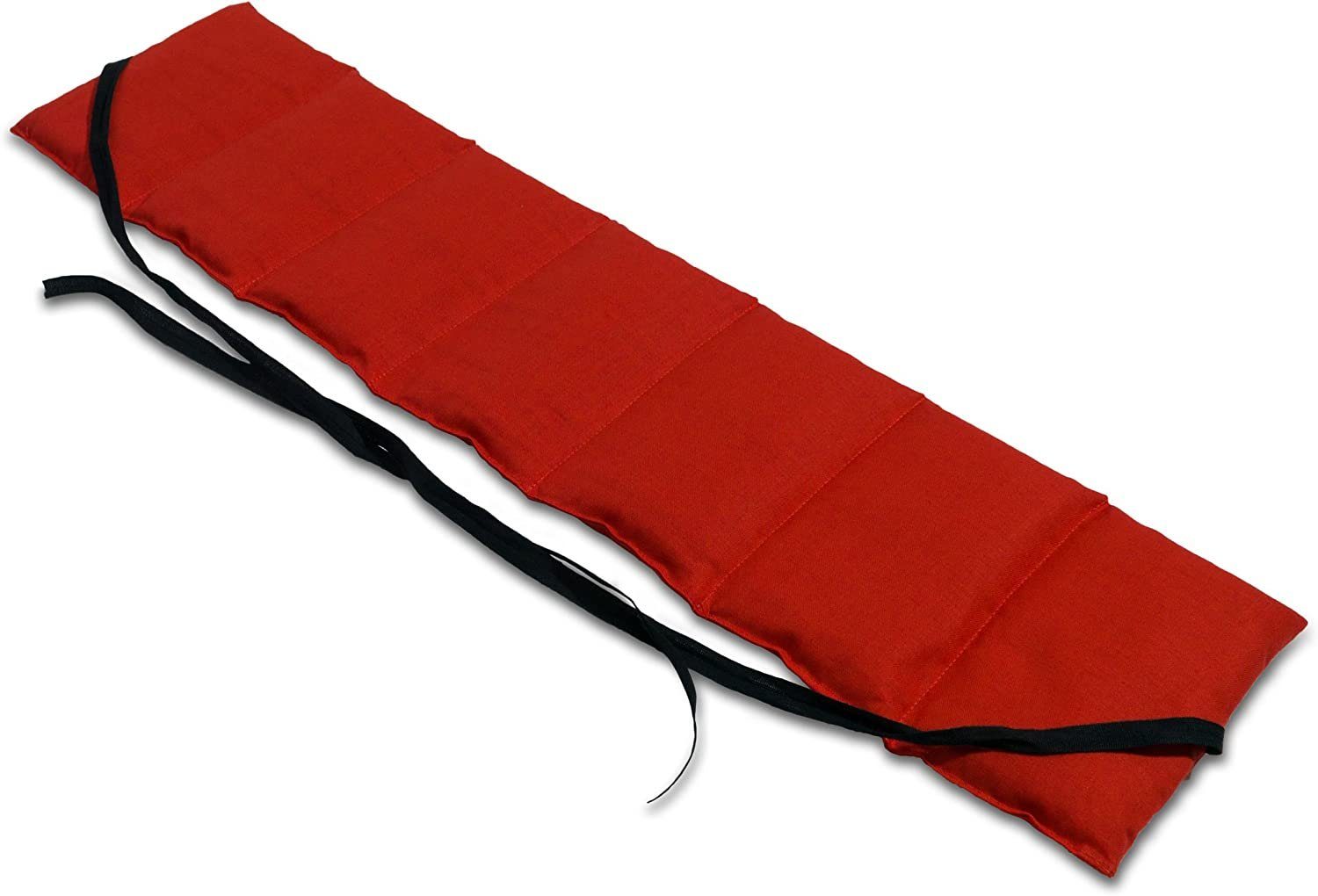 Giraffenland Wärmekissen Weizenkornkissen 7-Kammer mit Band 65x15cm - Wärmekissen Wärmegürtel, Wärmekissen>Mikrowelle/Backofen, Kältekissen>Kühlschrank/Gefriertruhe