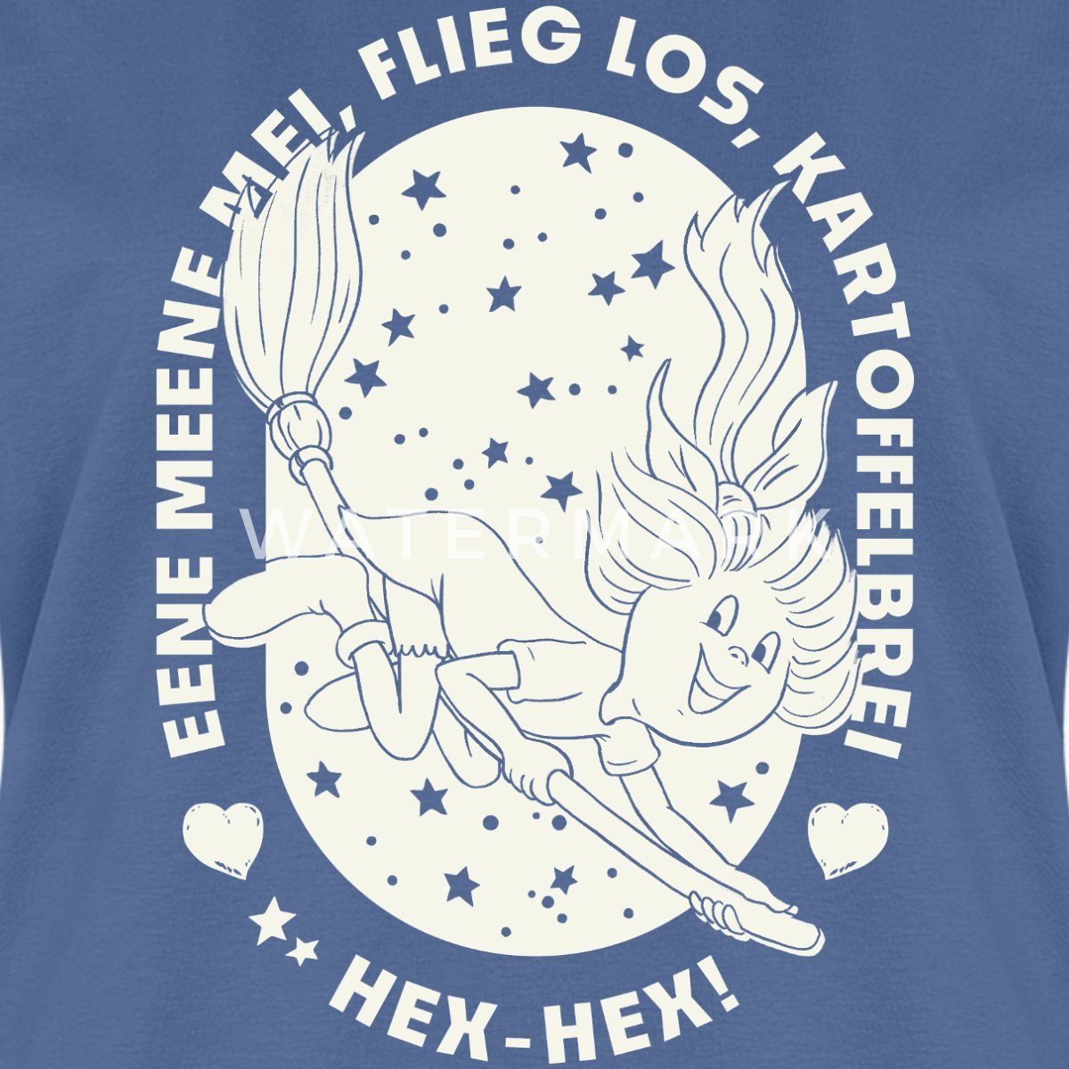 Spreadshirt T-Shirt Bibi Blocksberg Bibi Auf Kartoffelbrei Zauberspruch Frauen Premium T-S (1-tlg)