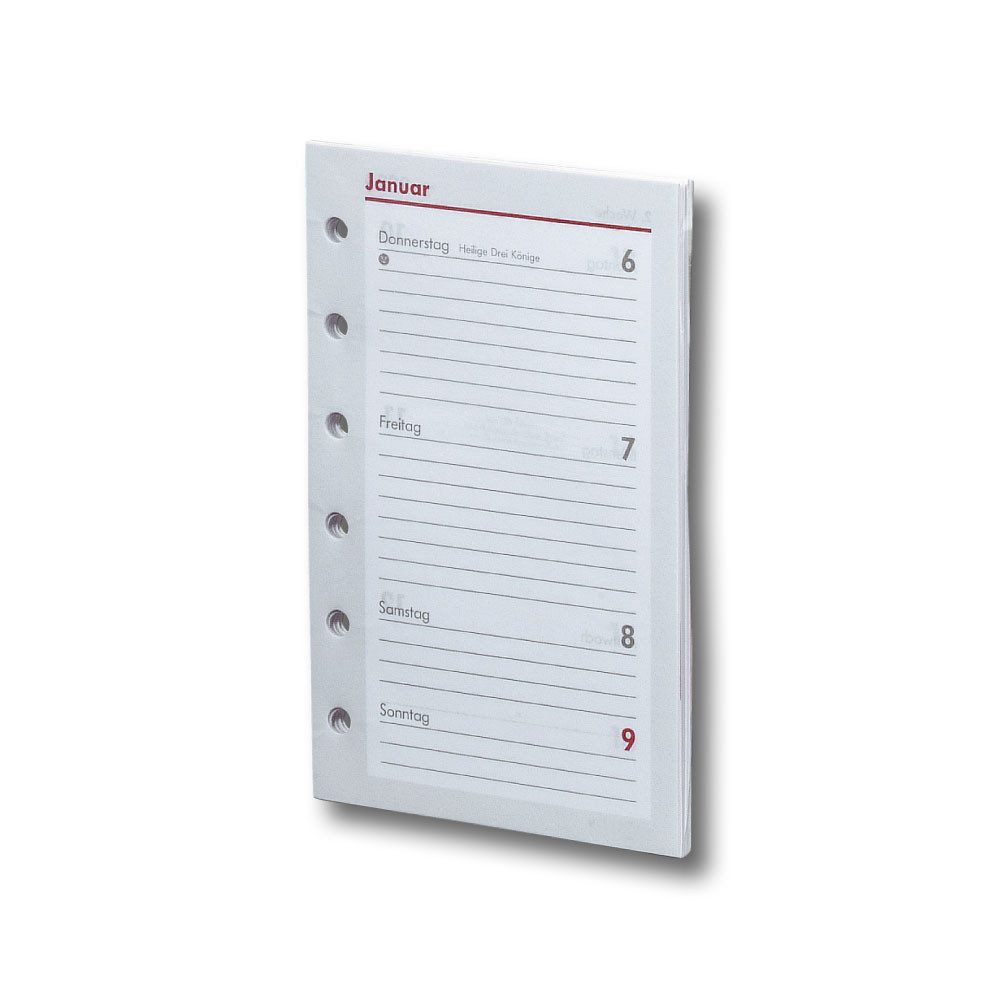 bsb-obpacher Terminkalender Kalendarium Timer ca A7 12,9x8cm 1Woche/2Seiten 2027 (02-00720)