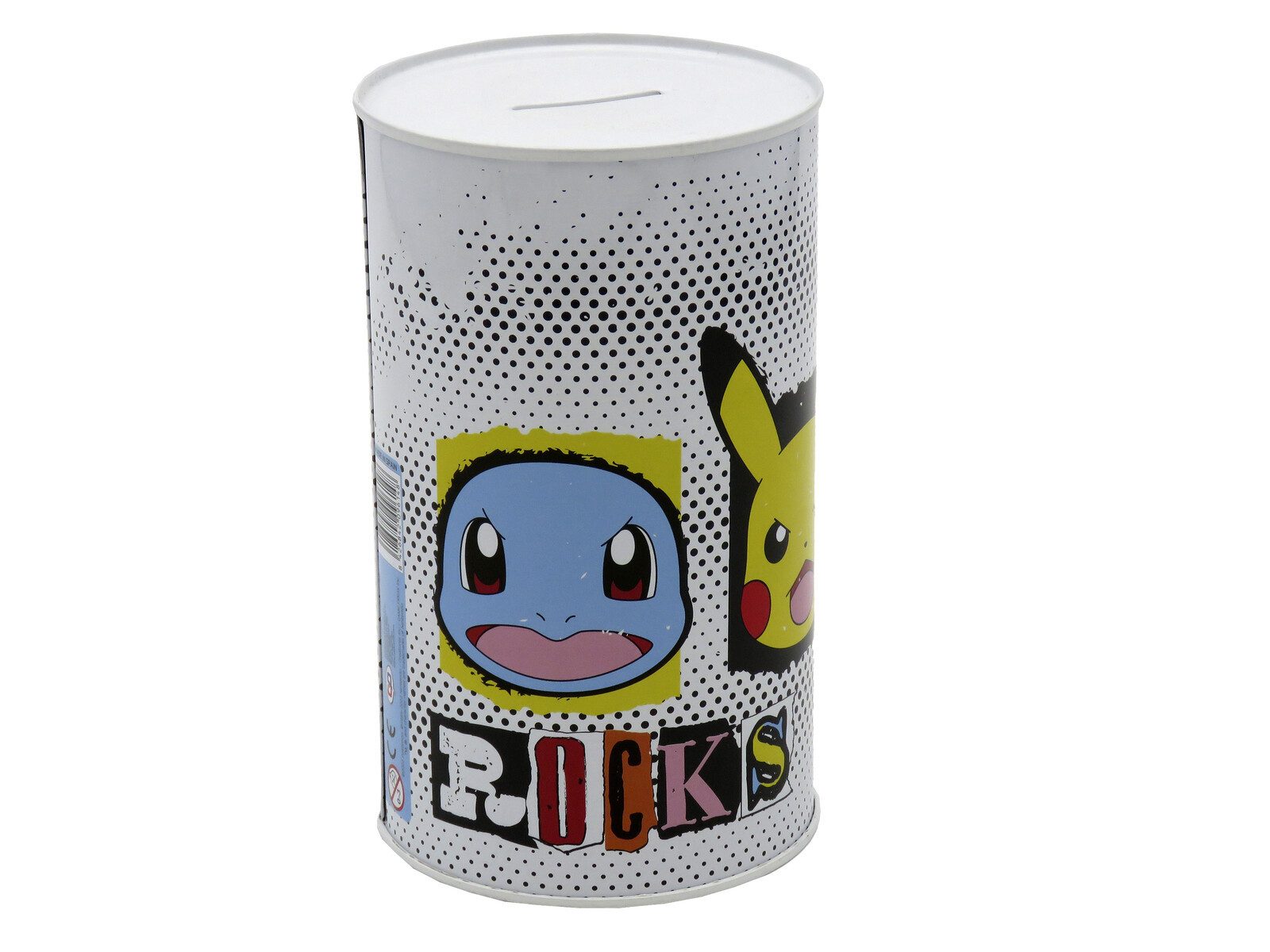 POKÉMON Spardose 17 × 10 × 10 cm Metall Sparbüchse zylindrisch