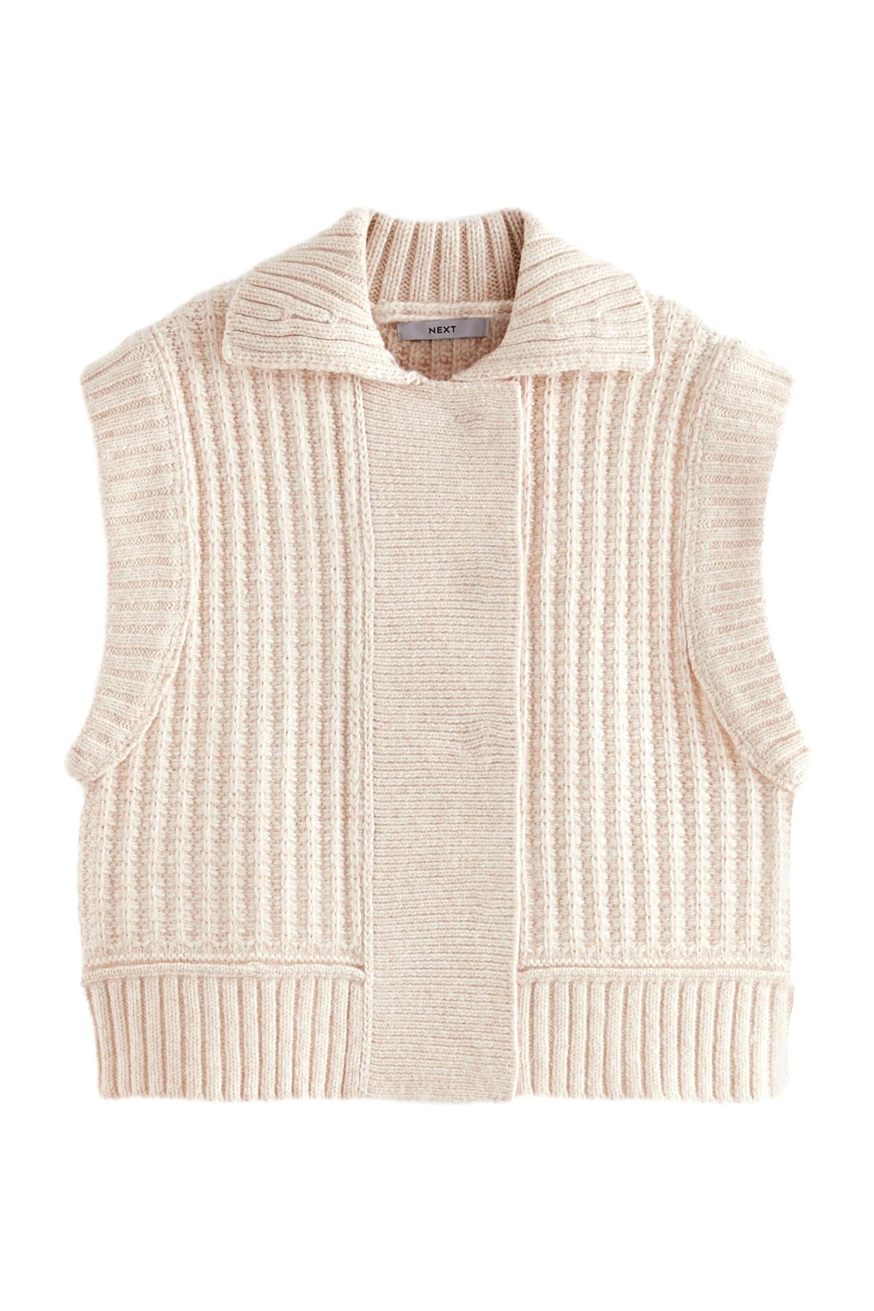 Next Strickweste Ärmellose Strickweste mit Kragen günstig online kaufen