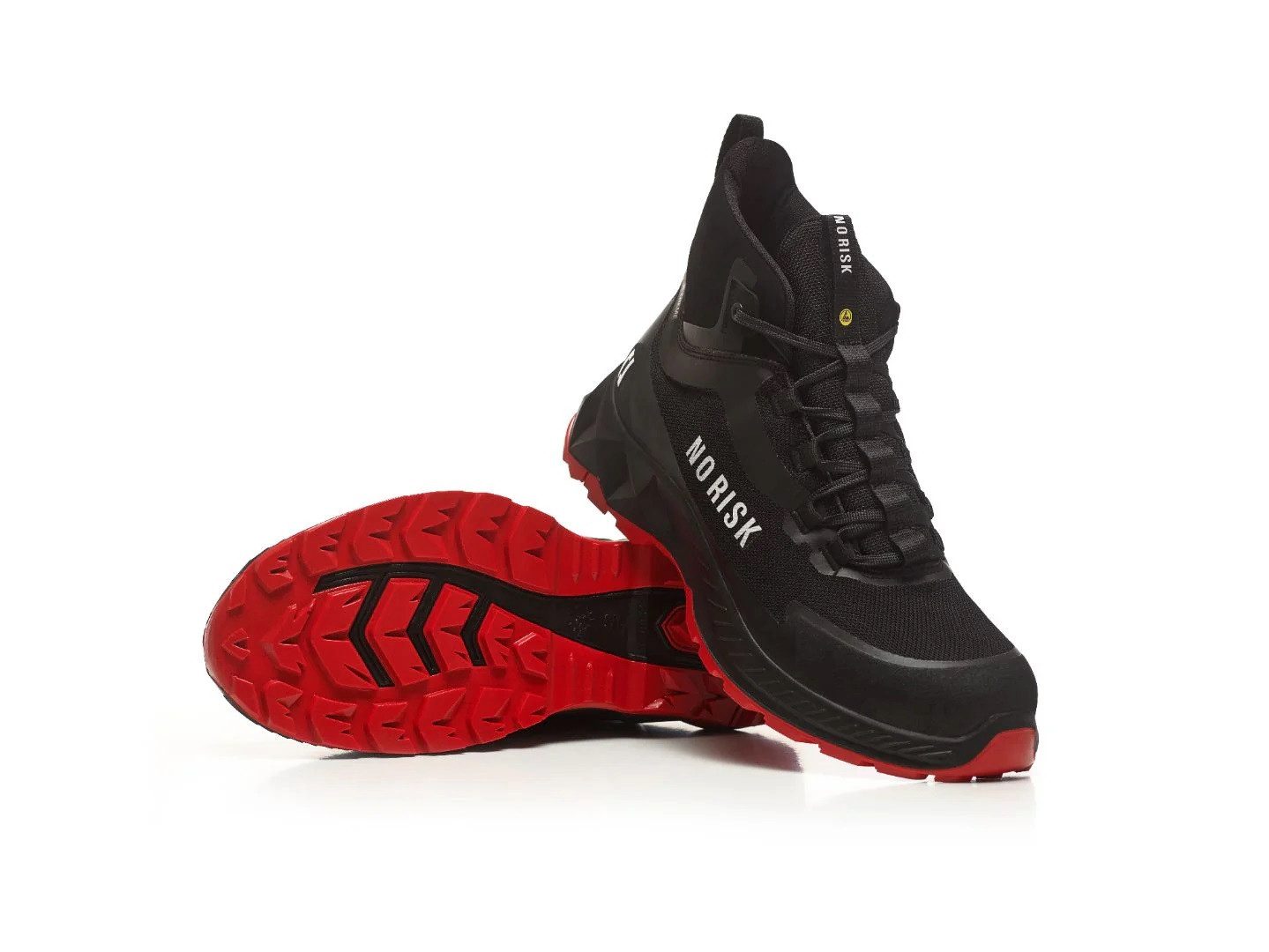 NoRisk X-Treme Mid S3, super bequemer S3 Чоботи Arbeitsschuh Metallfrei, Super Dämpfung der Sohle, extra breit