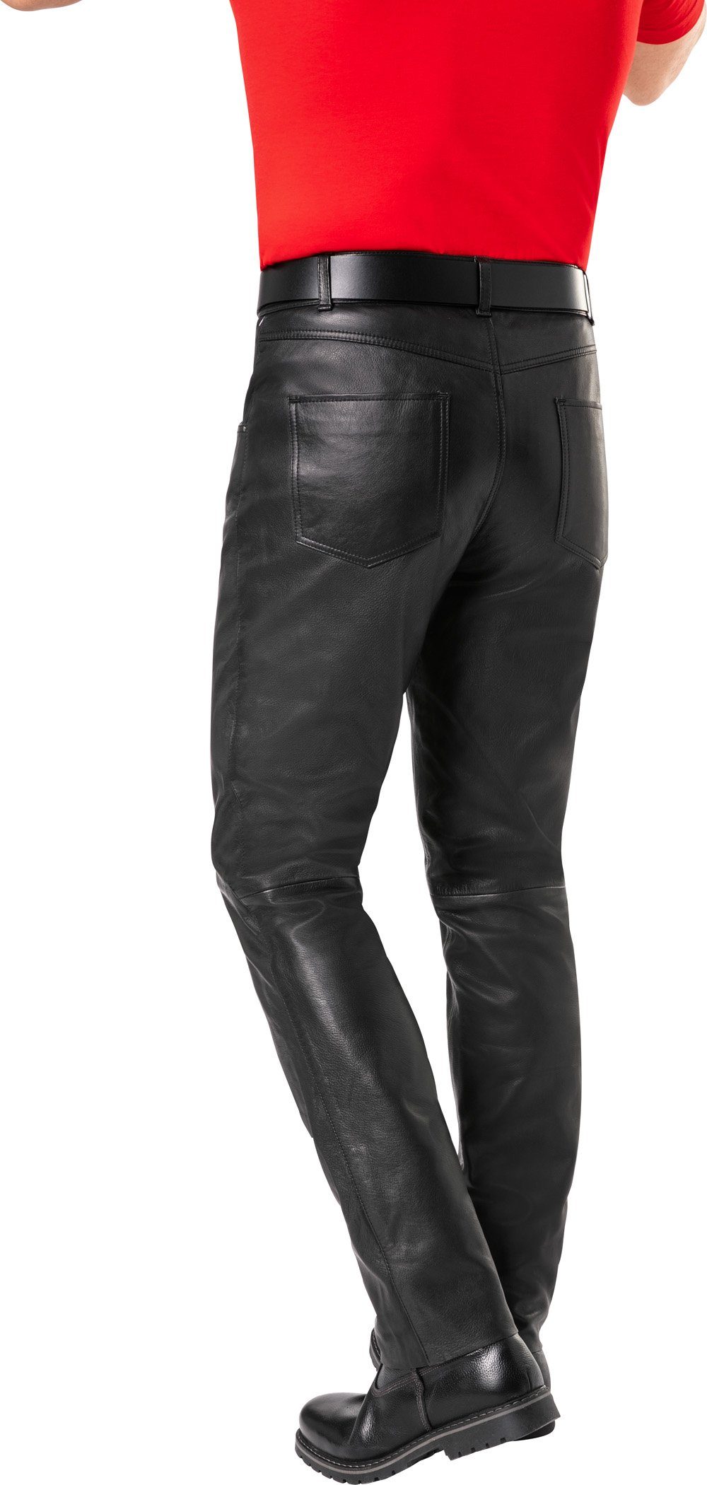Tom Ramsey Lederhose Länge individuell an günstig online kaufen