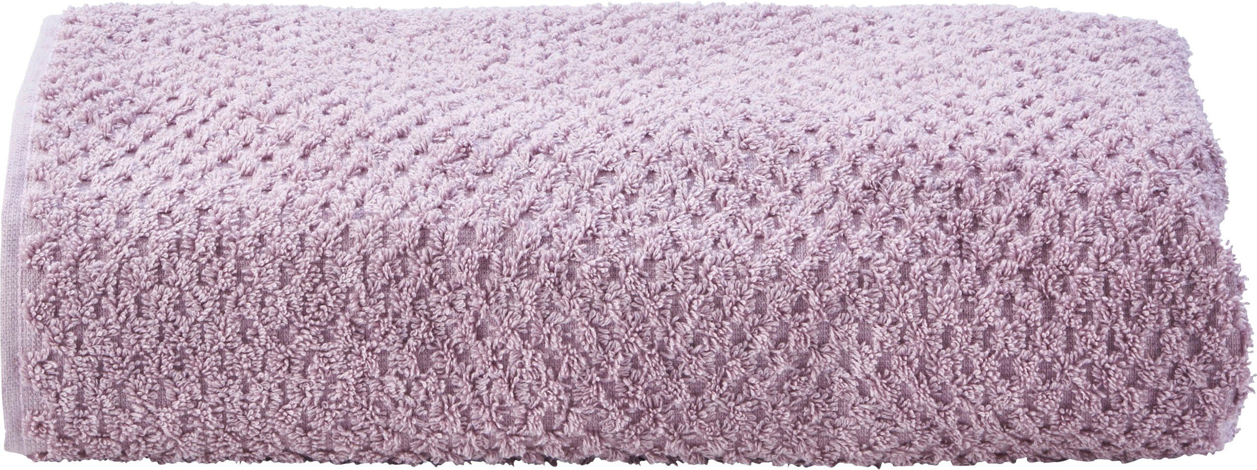 done.® Duschtuch Provence Honeycomb, Walkfrottier (1-St), günstig online kaufen