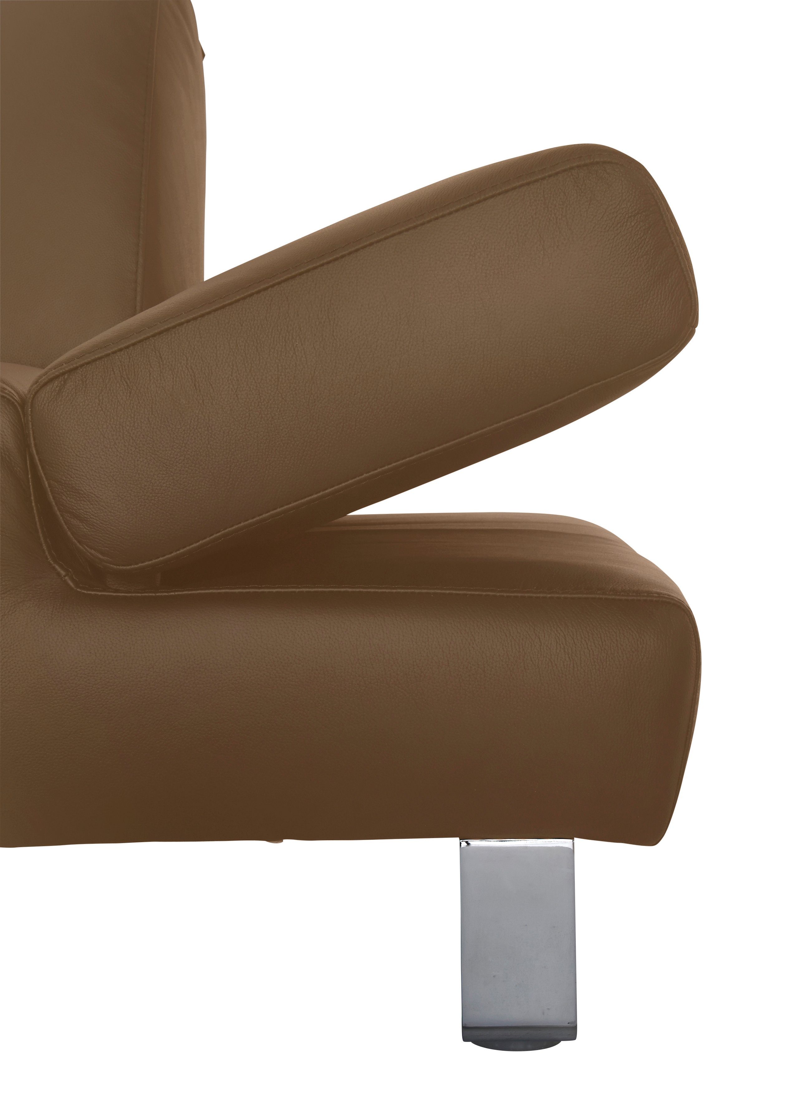 W.SCHILLIG 3-Sitzer taboo, mit Armlehnenverstellung Übertiefe, inklusive