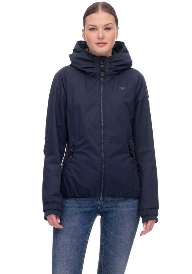 Ragwear Outdoorjacke DIZZIE mit großer Kapuze