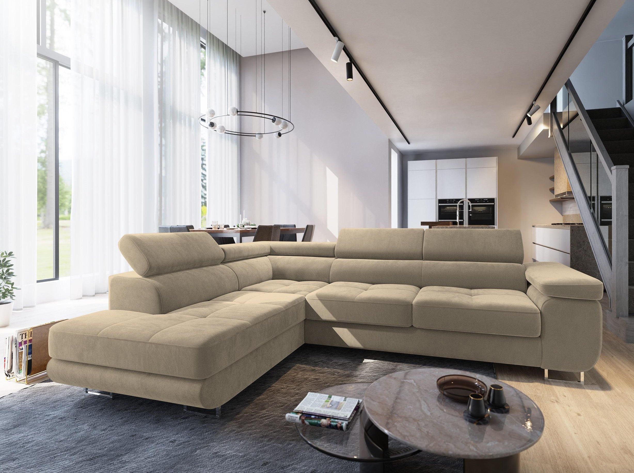 Masseno Ecksofa SELVA mit Schlaffunktion L-Form, günstig online kaufen