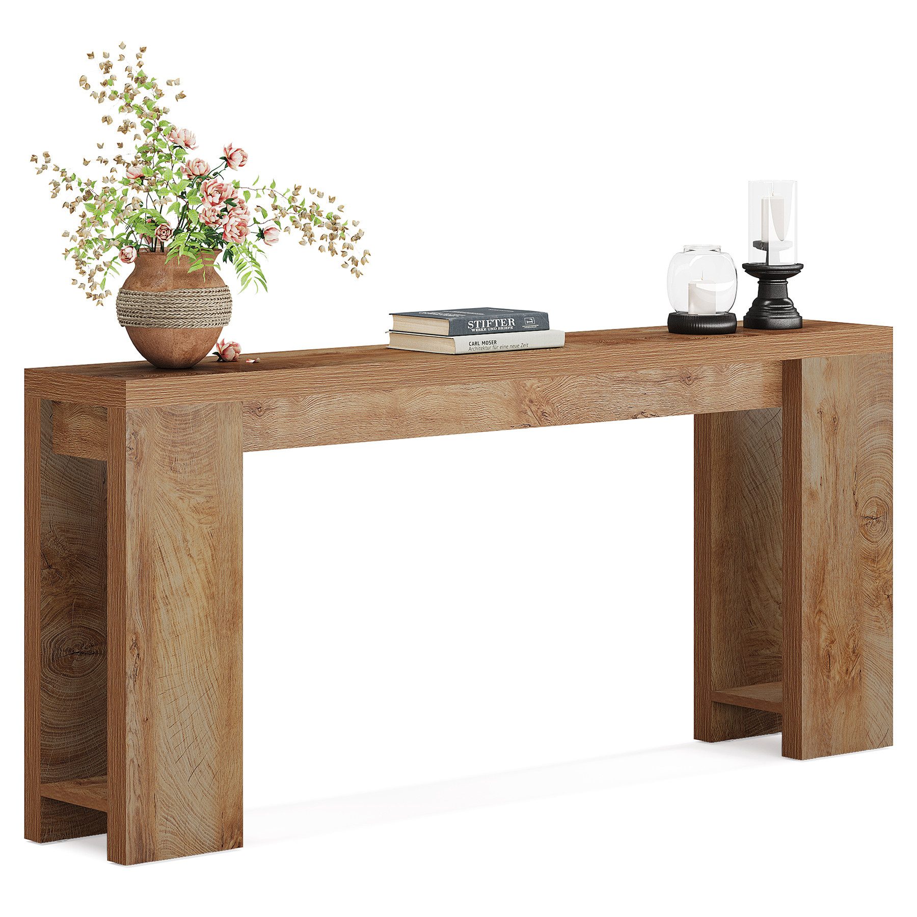 Tribesigns Konsolentisch 160 x 29.5 x 85 cm Beistelltisch Flurtisch, Sofati günstig online kaufen