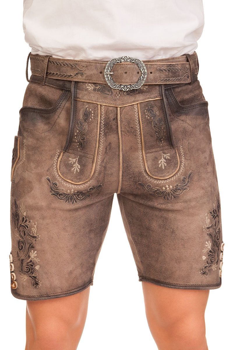 MarJo Trachtenlederhose Lederhose Herren kurz - günstig online kaufen
