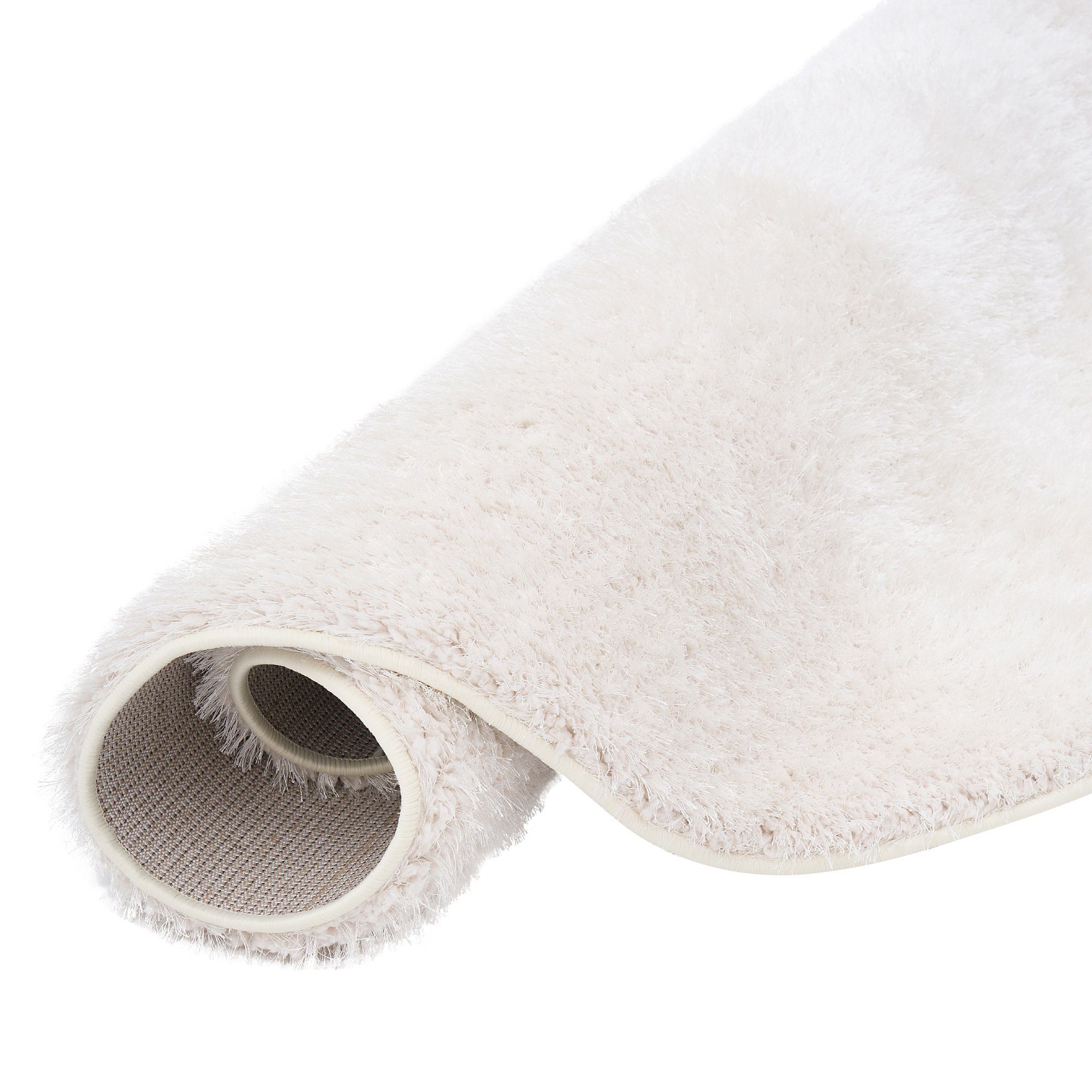 Snapstyle Hochflor-Teppich Hochflor Shaggy Teppich Feeling Mix Rund, Rund, Höhe: 48 mm – Bild 4 von 5