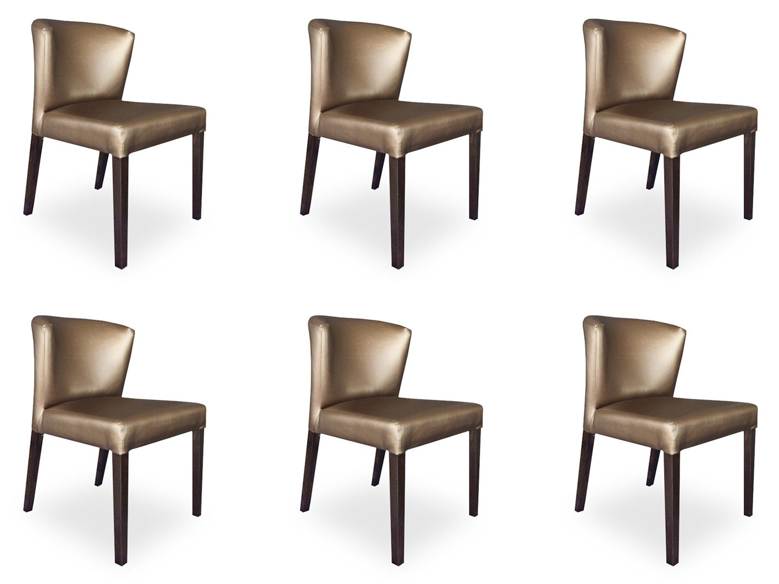 JVmoebel Stuhl, 6x Stühle Stuhl Polster Design Lehn Garnitur Sessel Komplett Modernes Set Neu