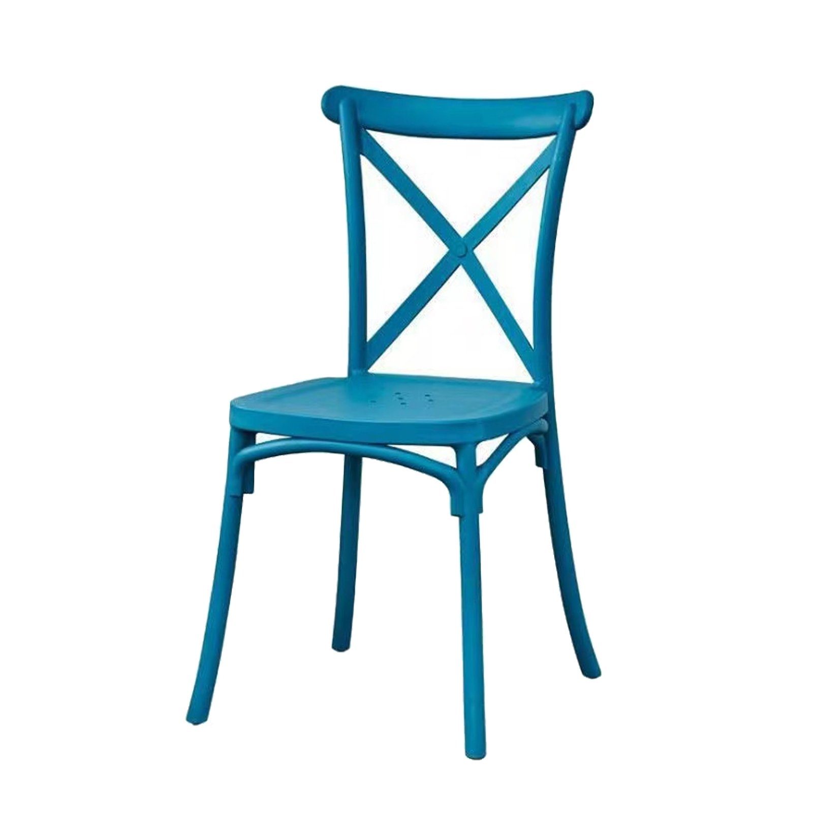 HTI-Living Stapelstuhl Stuhl Bryne (Stück, 1 St), Kunststoffstuhl Bistrostuhl Esszimmerstuhl Stapelstuhl Blau