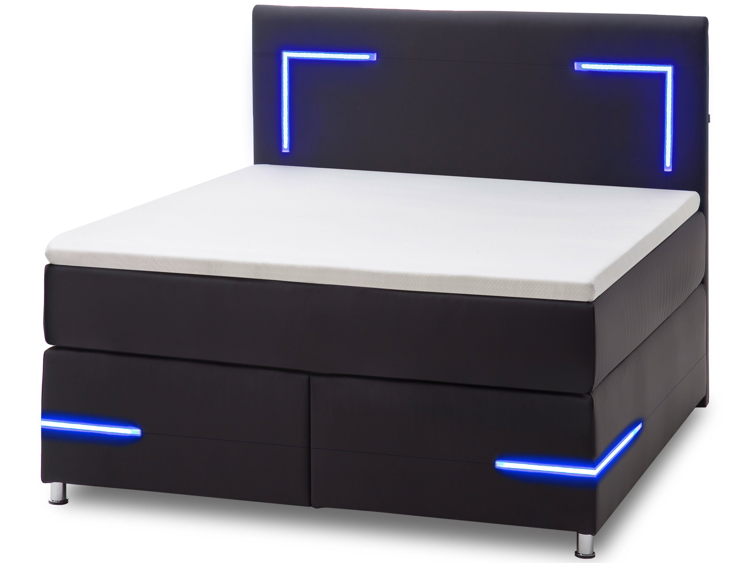 wonello Boxspringbett Lights 2.0, mit LED günstig online kaufen