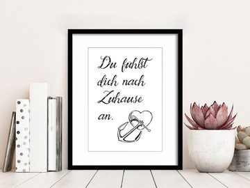 artissimo Poster Poster mit Spruch DinA4 Bild Sprüche Typo-Print Liebe Liebeserklärung, Zitate und Sprüche: Liebe