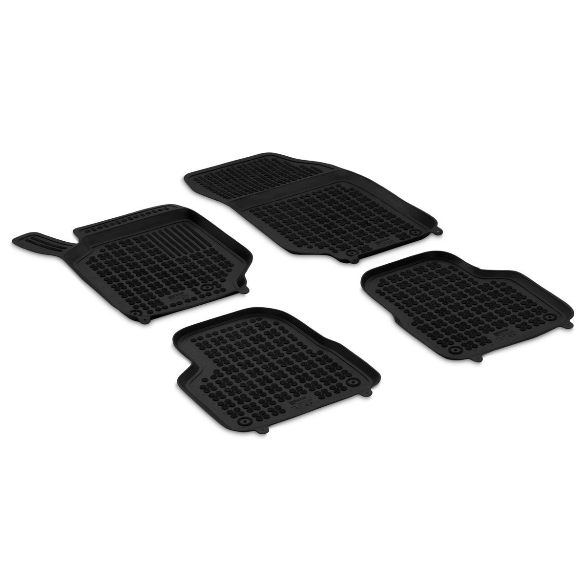 AZUGA Auto-Fußmatten Hohe Gummi-Fußmatten passend für Citroen C4 ab 12/2020/C4 X ab 2022 4-, für Citroen C4,C4 X SUV Coupé,5-türer Schrägheck