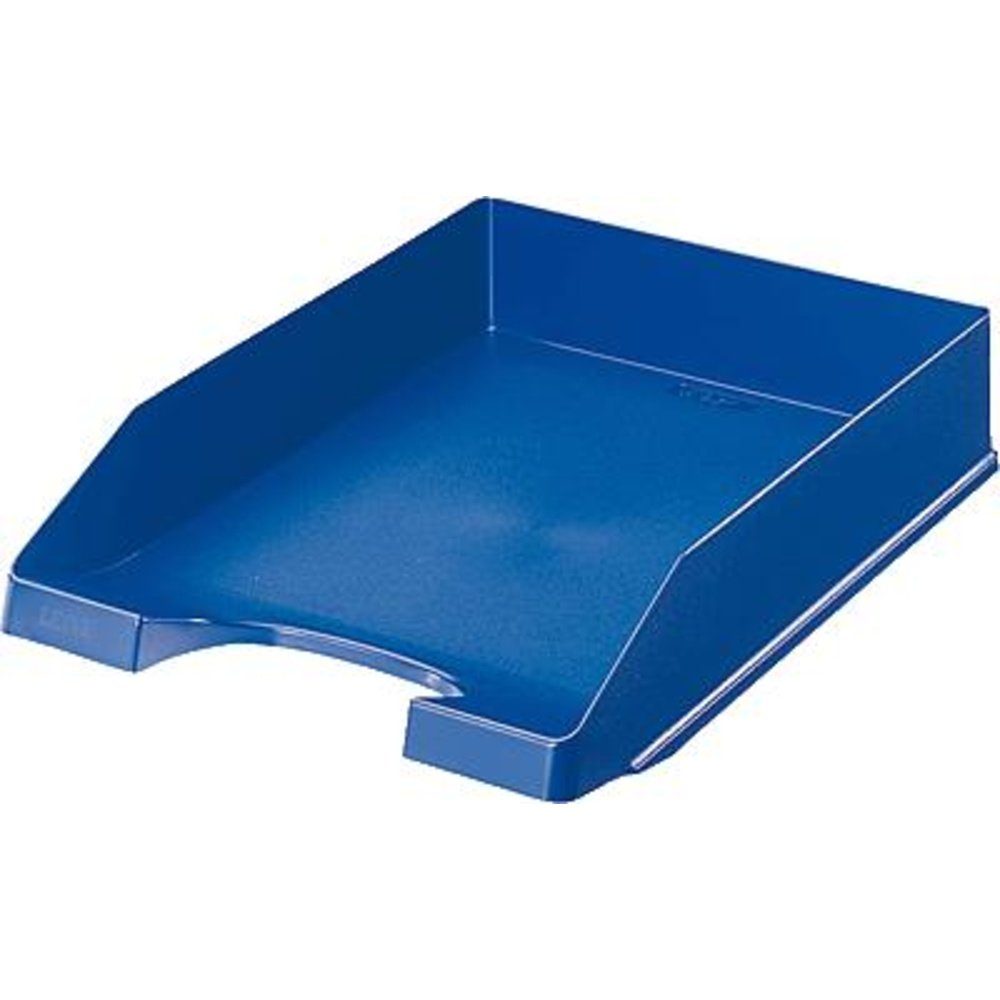 LEITZ Briefablage Plus Standard, A4, Polystyrol, blau