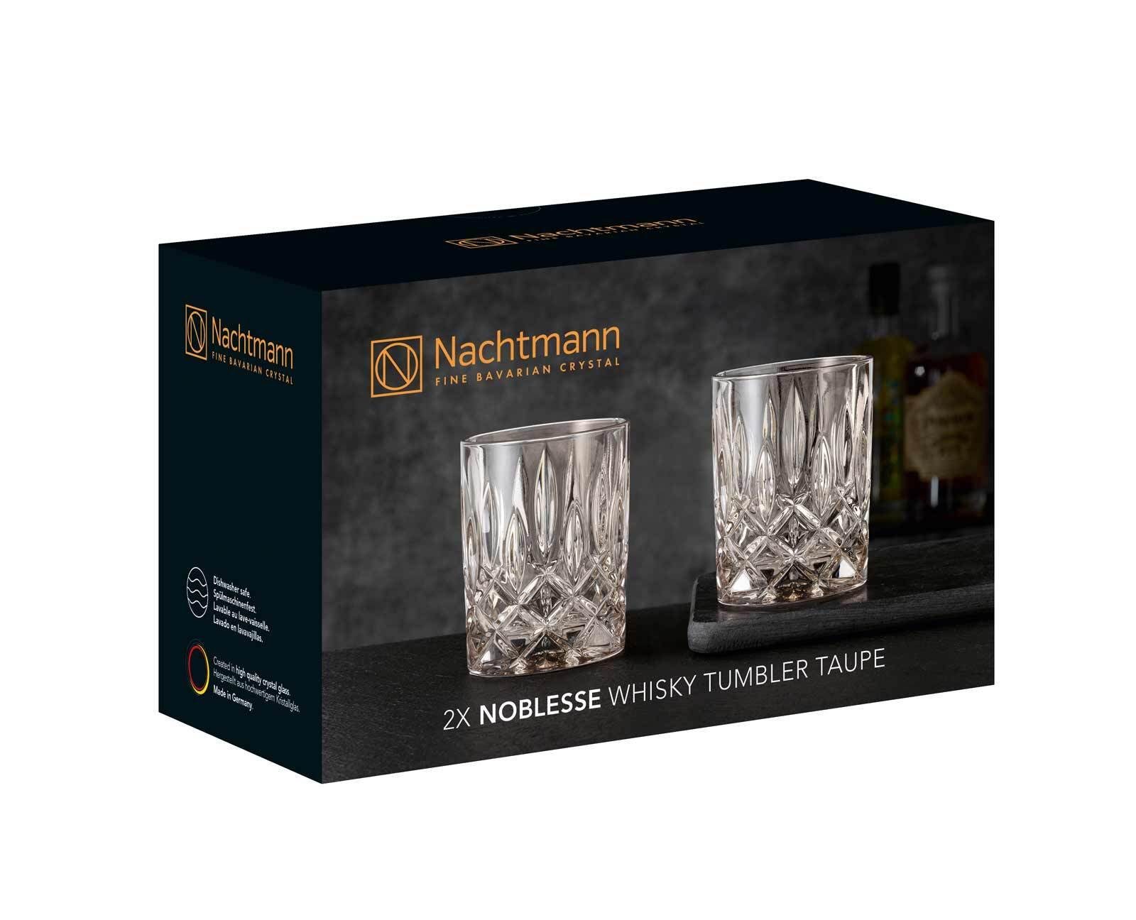 Nachtmann Whiskyglas Noblesse Fresh Whiskybecher 295 ml 4er Set, 4-tlg., Glas