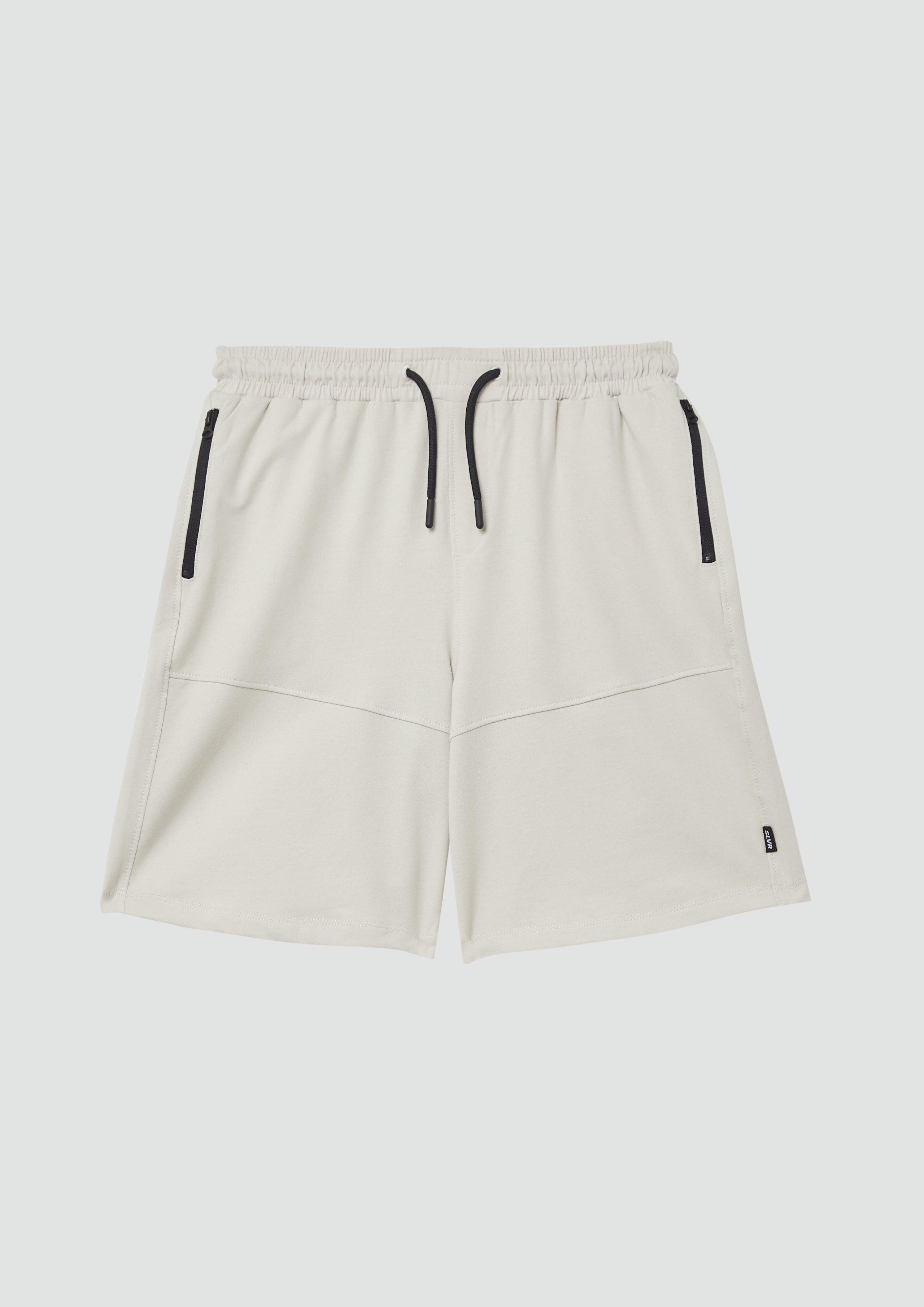 s.Oliver Cargoshorts Bermuda aus leichtem Sweat im Loose Fit Durchzugkordel