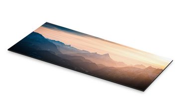 Posterlounge Alu-Dibond-Druck Martin Wasilewski, Alpen Panorama mit Watzmann