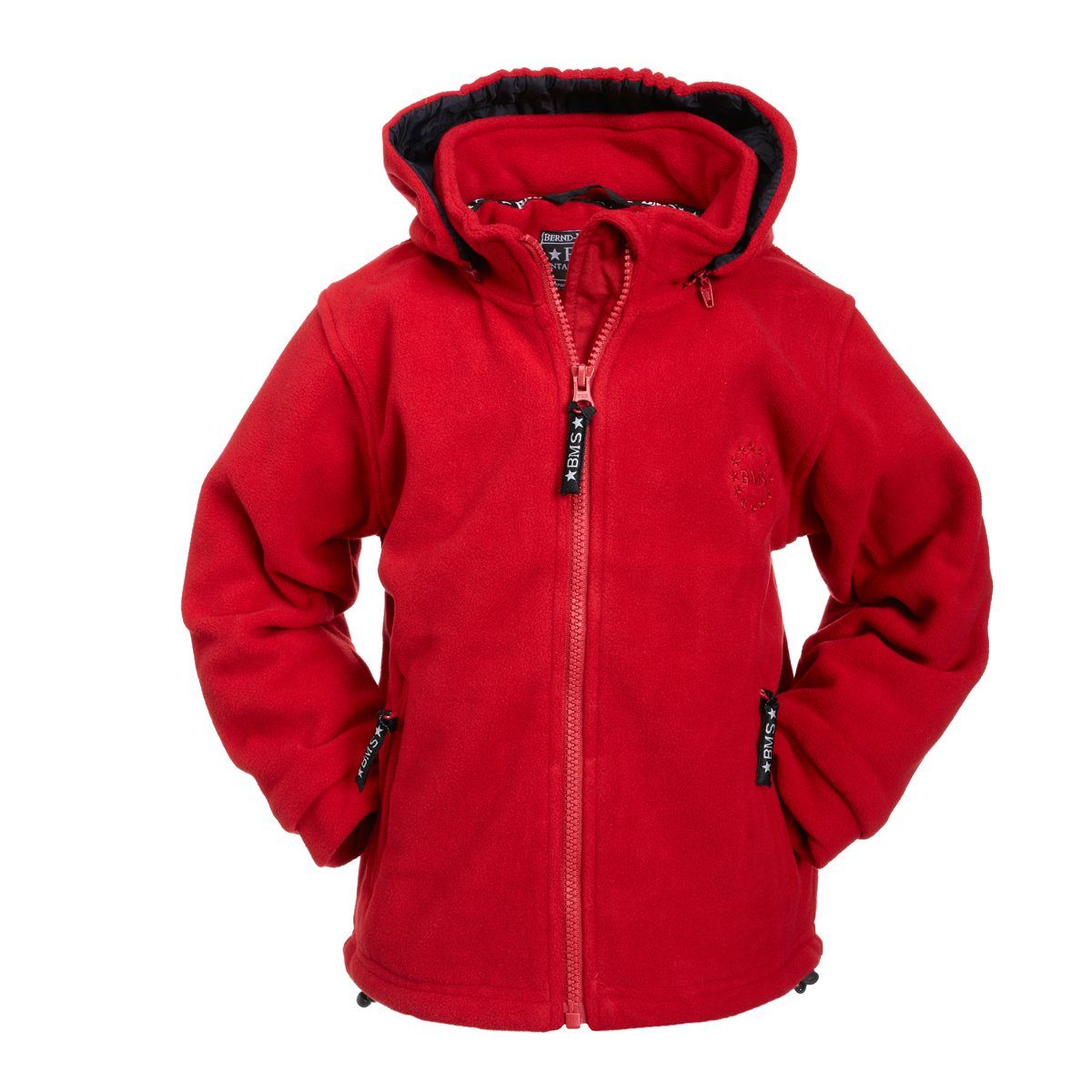 Kapuzenfleecejacke BMS Fleecejacke für Kinder