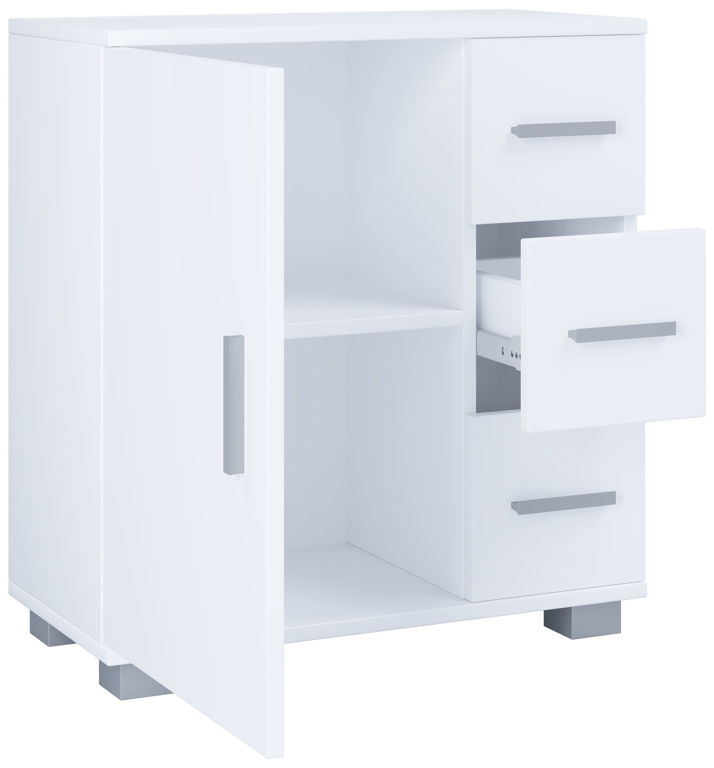 VCM Midischrank Holz Badmöbel Midischrank Bad Schublade Zalo günstig online kaufen