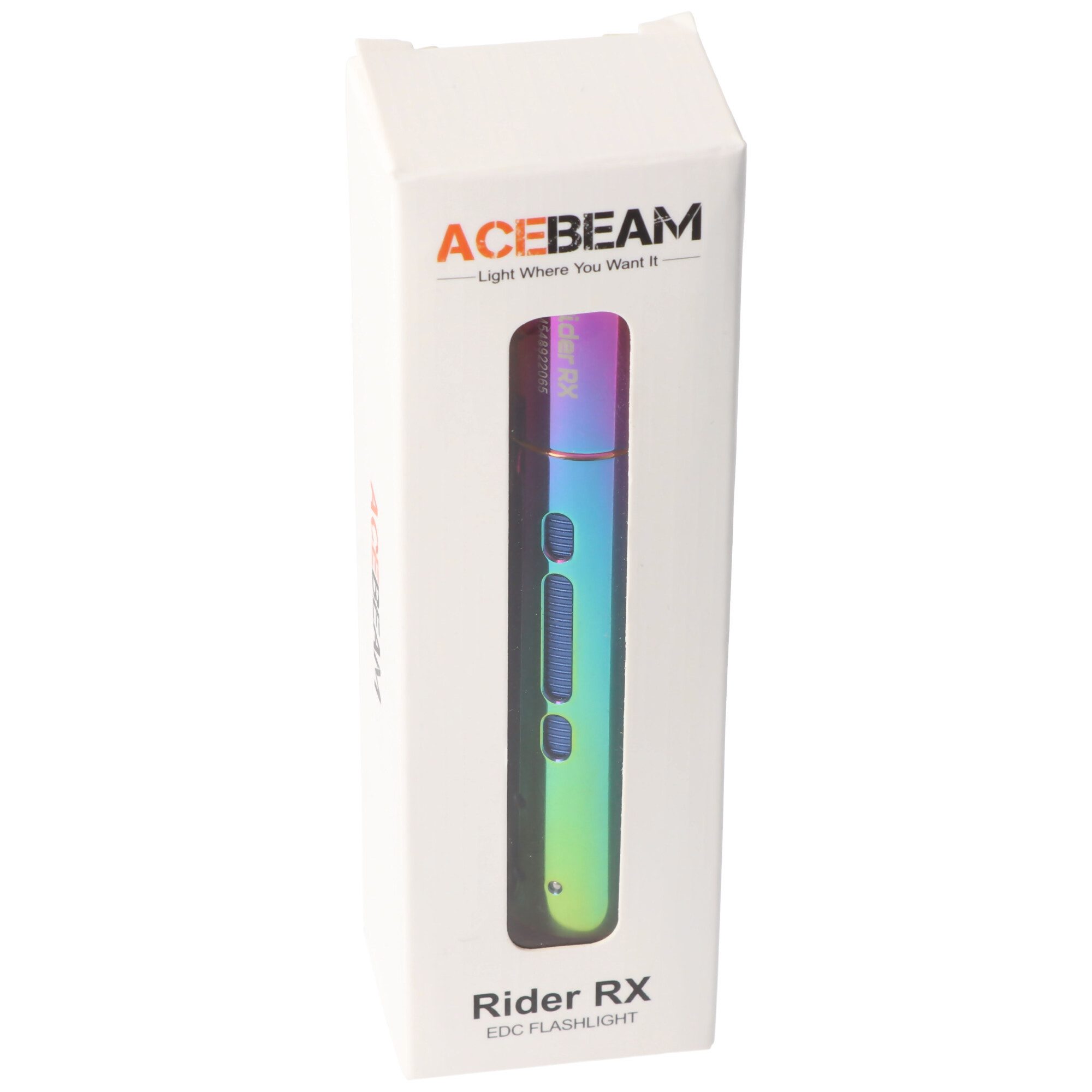 Acebeam LED Taschenlampe AceBeam Rider RX EDC mit 650 Lumen, kompakte LED-Taschenlampe, einhän