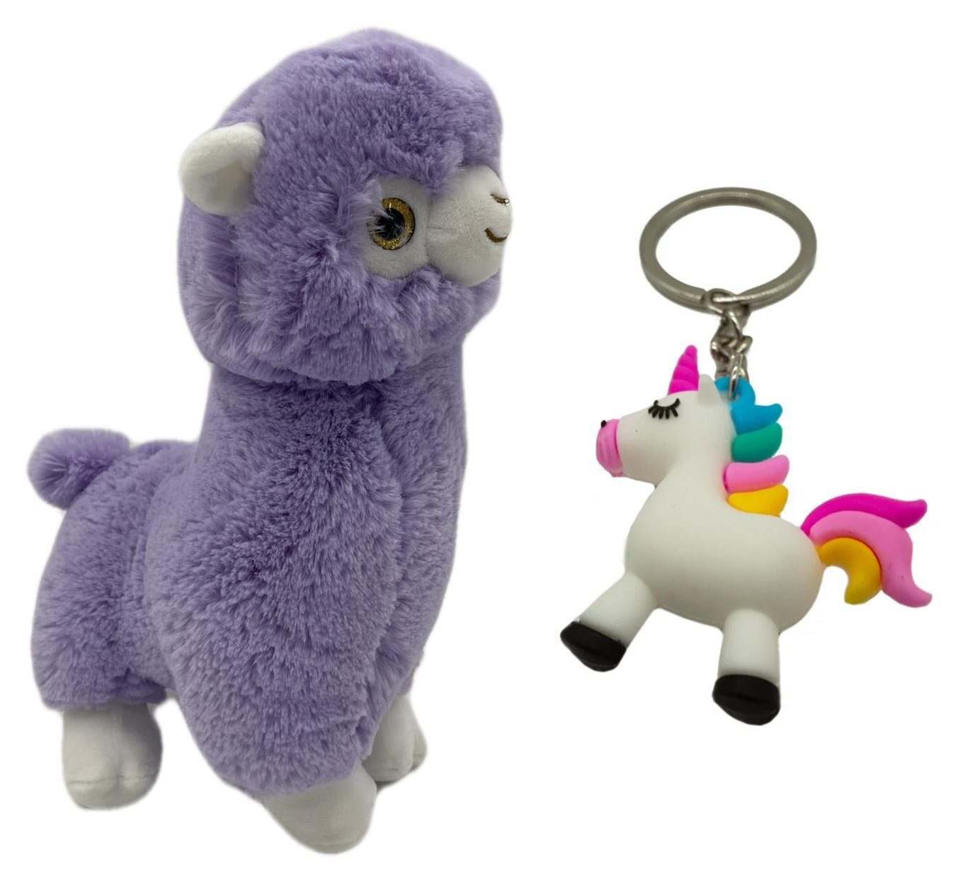 soma Kuscheltier Alpaka Regenbogen Plüsch-Tier 27 günstig online kaufen