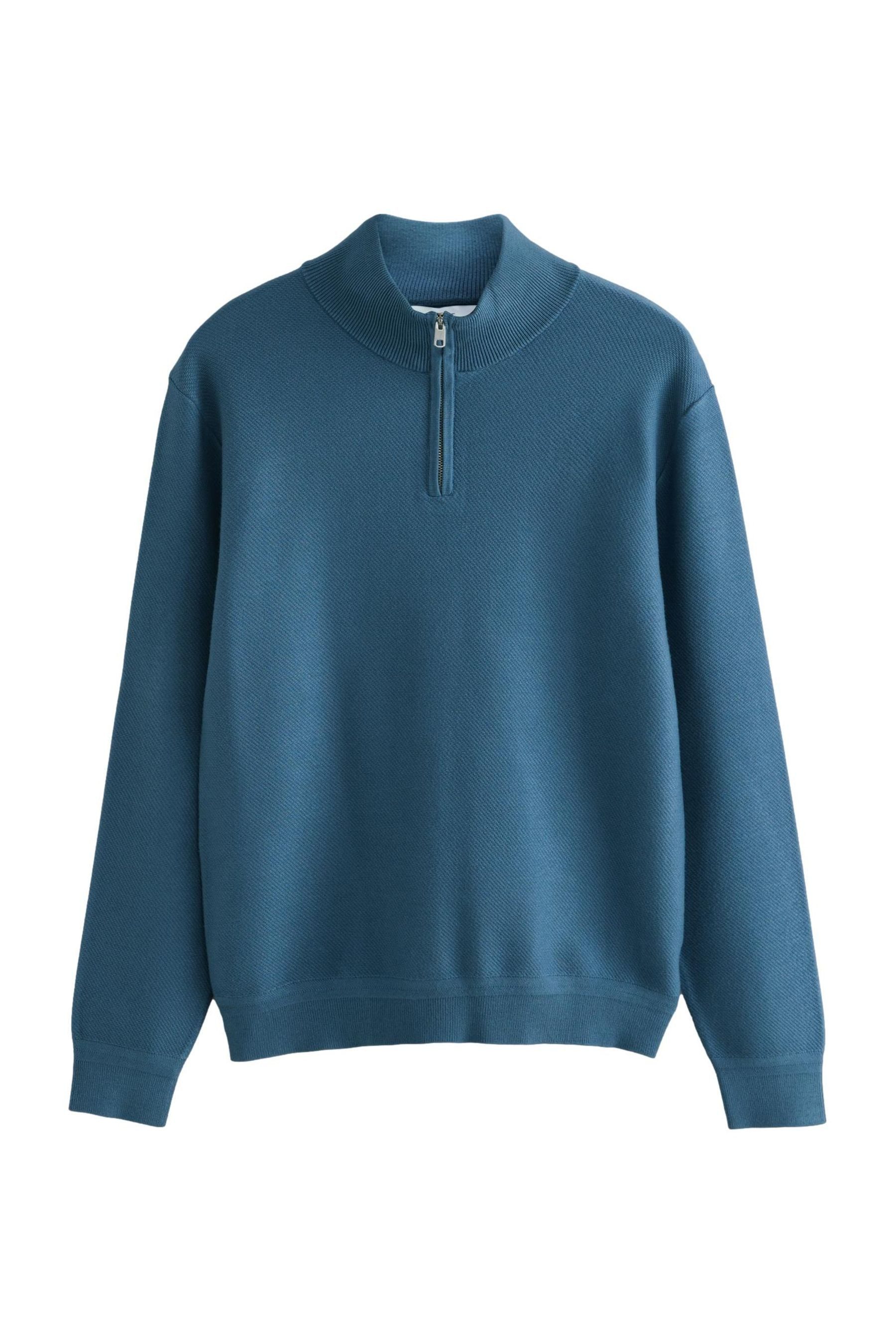 Next Troyer Edler, weicher, strukturierter Regular Fit Troyer (1-tlg)