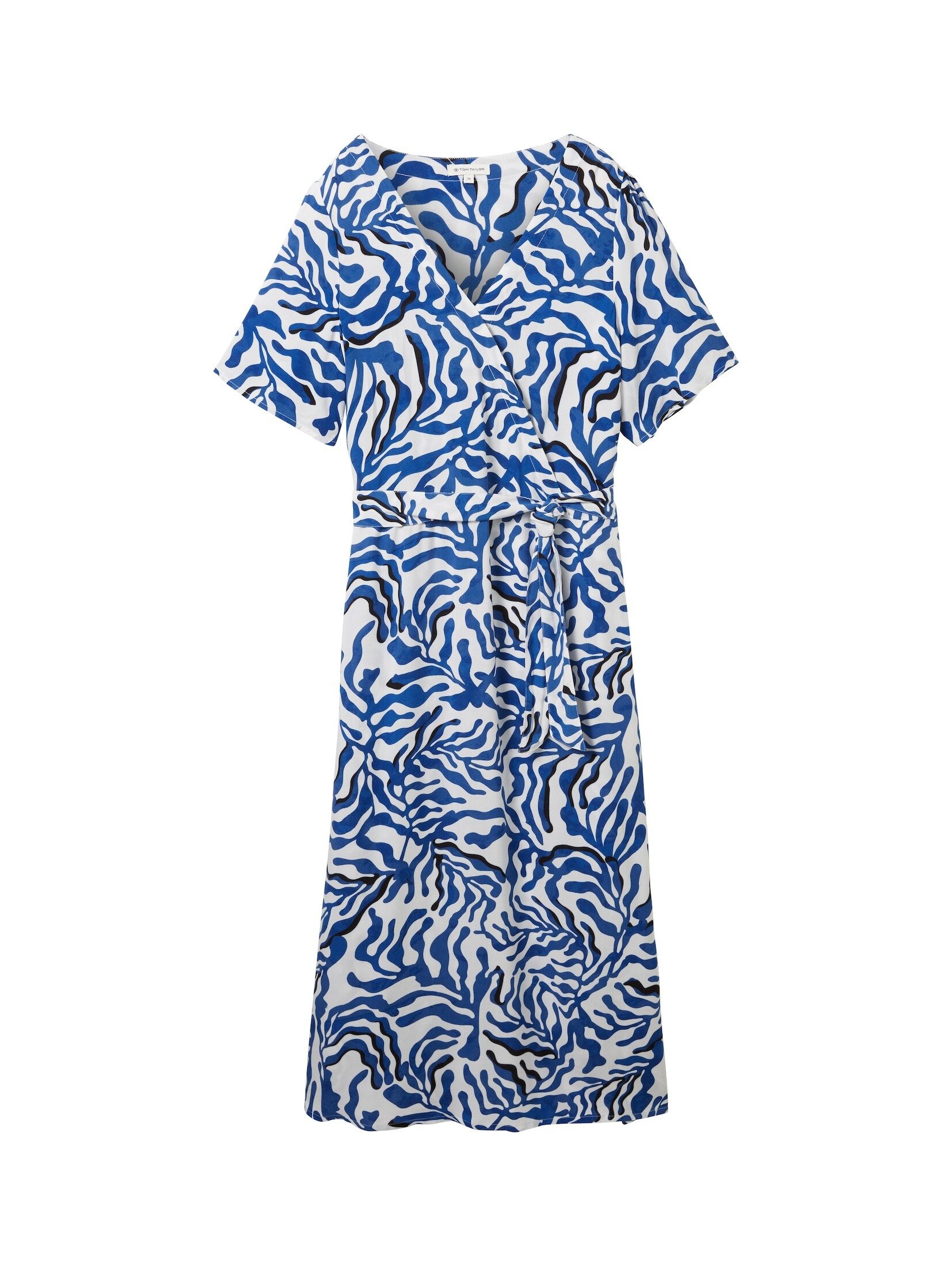 TOM TAILOR Sommerkleid Gemustertes Midikleid in günstig online kaufen