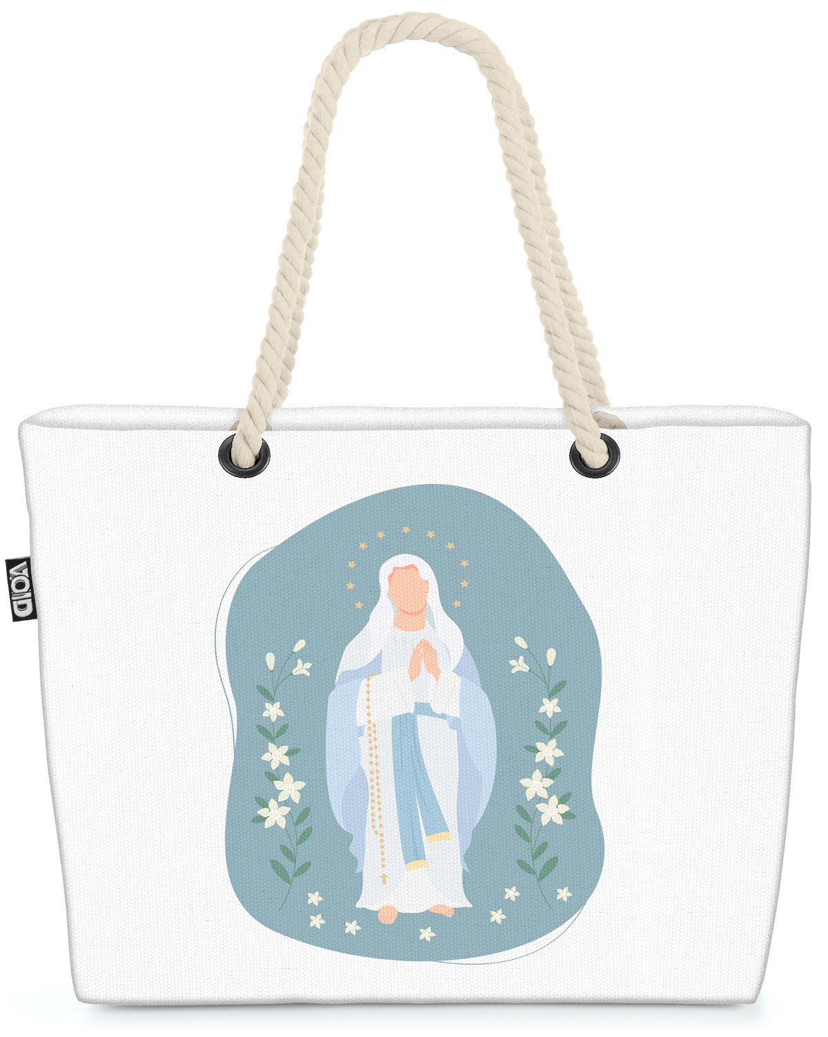 VOID Strandtasche (1-tlg), Heilige Maria Kirche Mutter Heilige Maria Kirche Mutter Glaube Religi