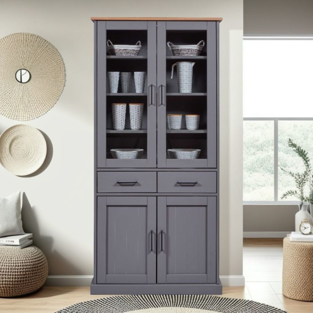 Inter Link Buffet Forenzo (1-St) Kiefer Massiv, FSC®, Landhaus, BxTxH: ca. 90 x 38,4 x 190 cm