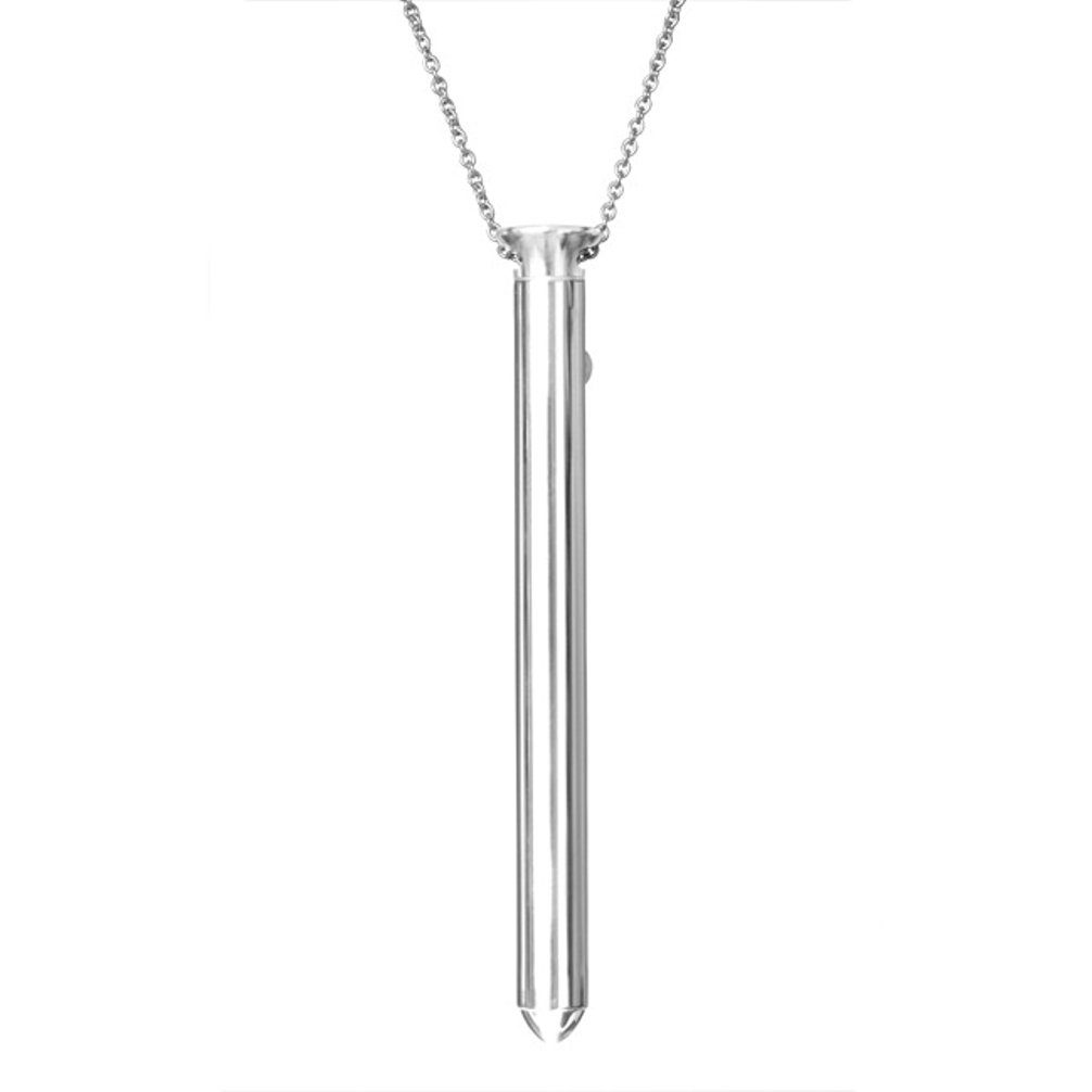 CRAVE Mini-Vibrator Vesper Vibrator Necklace - Vibrator-Halskette silver