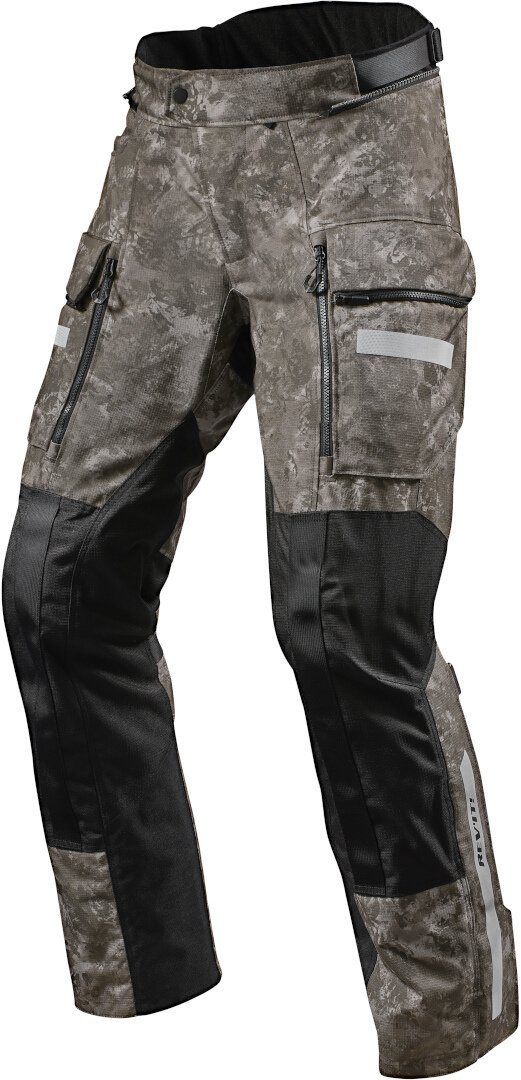 Revit Motorradhose Sand 4 H2O Motorrad Textilhose Knieprotektoren enthalten,herausnehmbares Innenfutter,herausnehmb