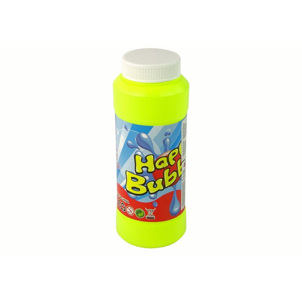 LEAN TOYS Seifenblasenspielzeug Seifenblasenflüssigkeit Nachfüllflasche Partyspaß, 0,5 L Lauge, gebrauchsfertig, CE-geprüft EN 71