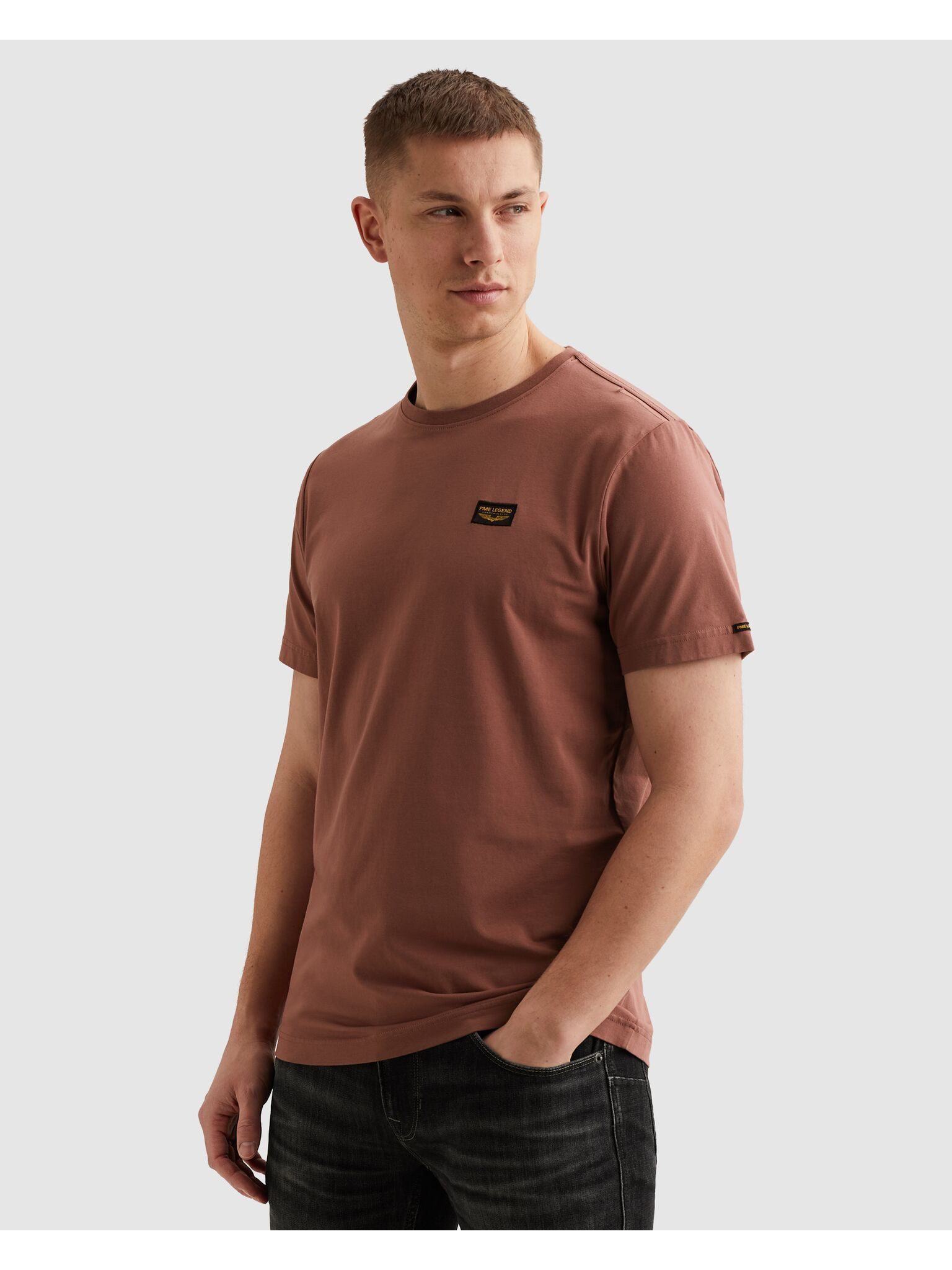 PME LEGEND T-Shirt mit Logobadge günstig online kaufen