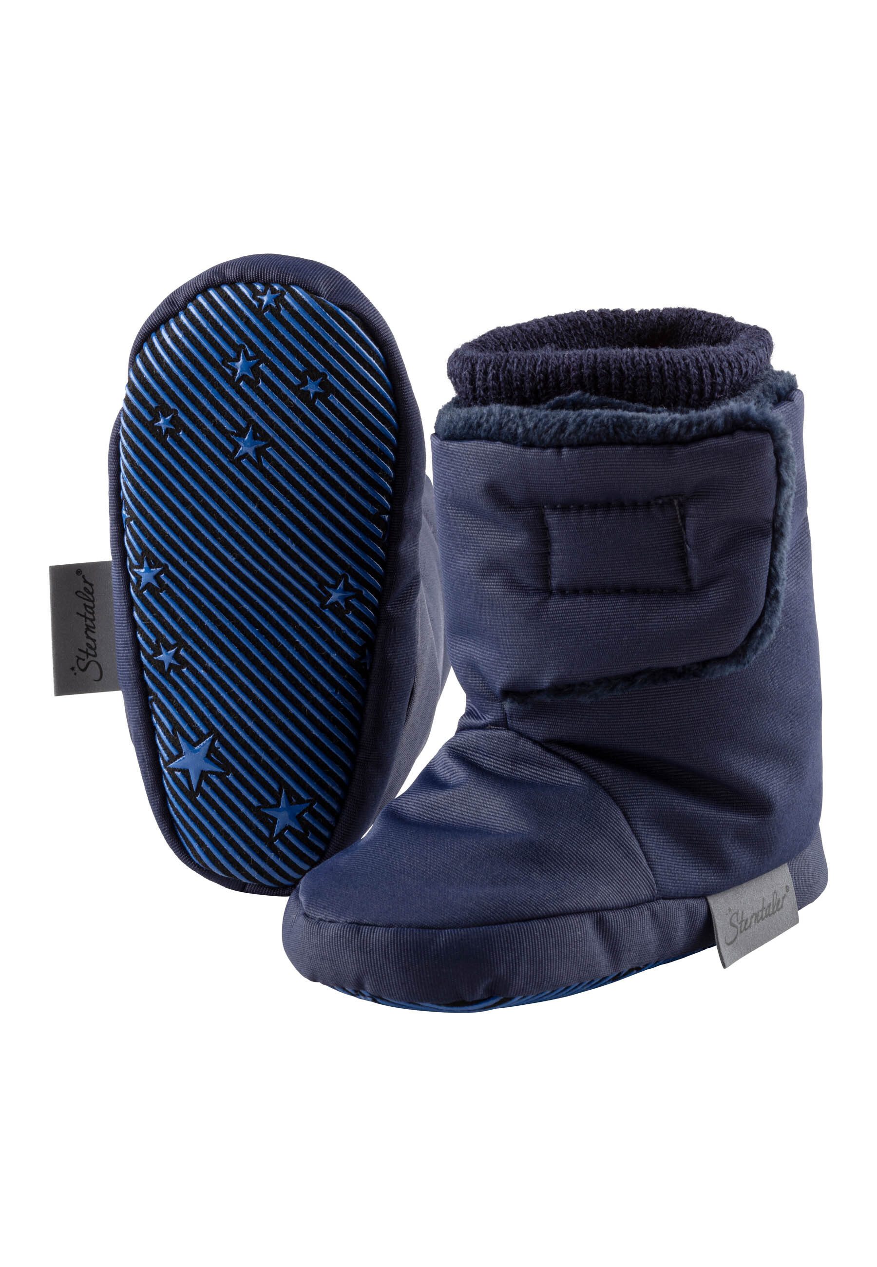 Sterntaler® Baby Schuhe uni Outdoorschuh (1-tlg) Wasserabweisender Stiefel mit rutschfester Sohle und Teddy-Futter.