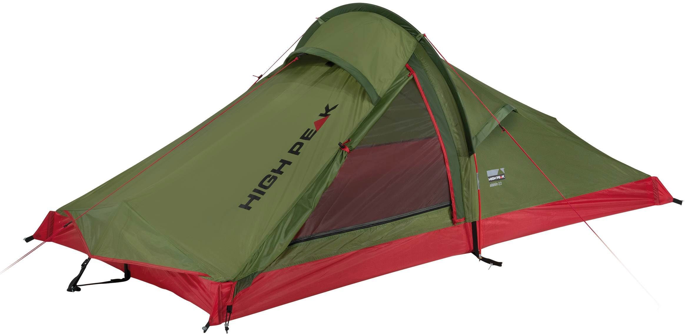 High Peak Einbogenzelt Siskin 2.0 LW, Personen: 2, Aluminiumgestänge