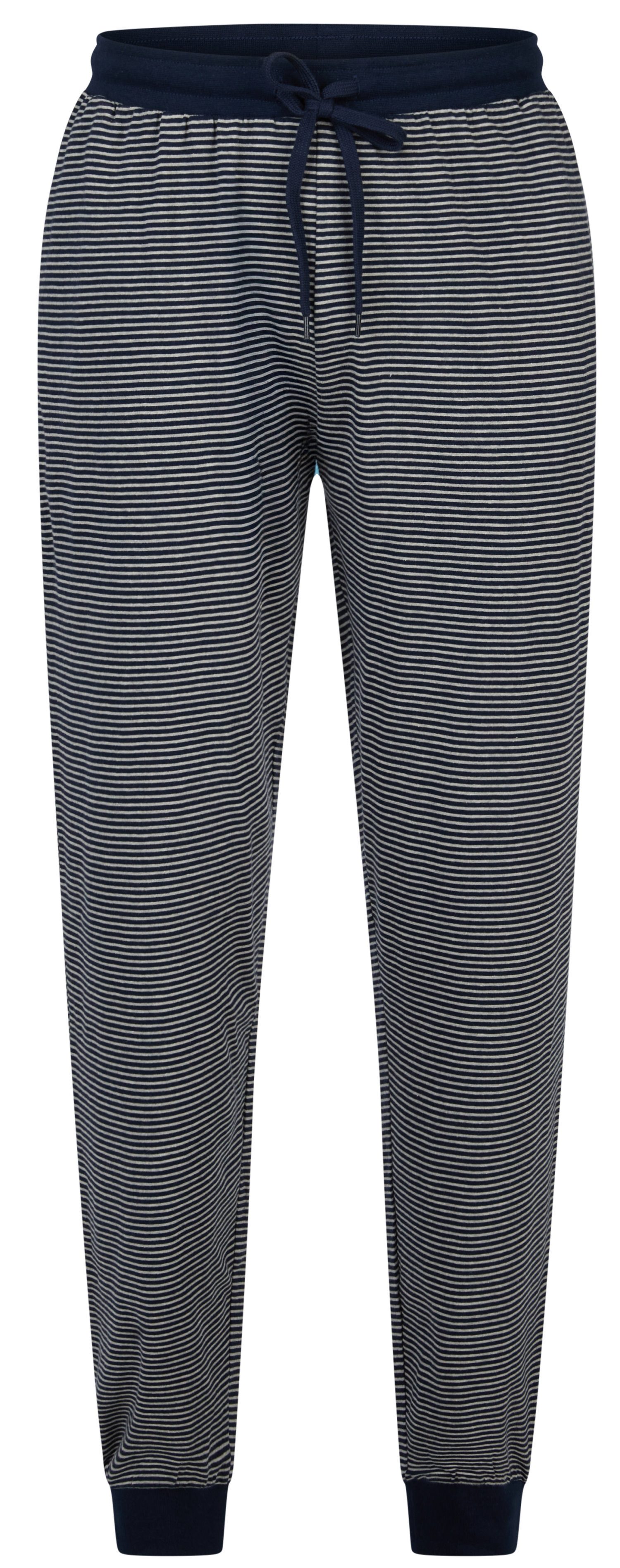 Phil & Co. Pyjamahose Herren Schlafanzughose (1-tlg) mit Bündchen