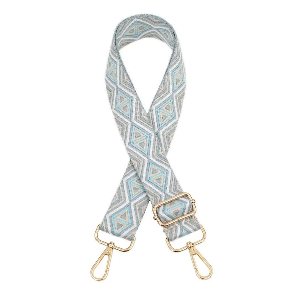 Agger Schulterriemen Taschengurt für Damen & Herren,Verstellbarer Schultergurt,3.8cm Breit Bohemian Style,Schulterriemen für Handtaschen Damen