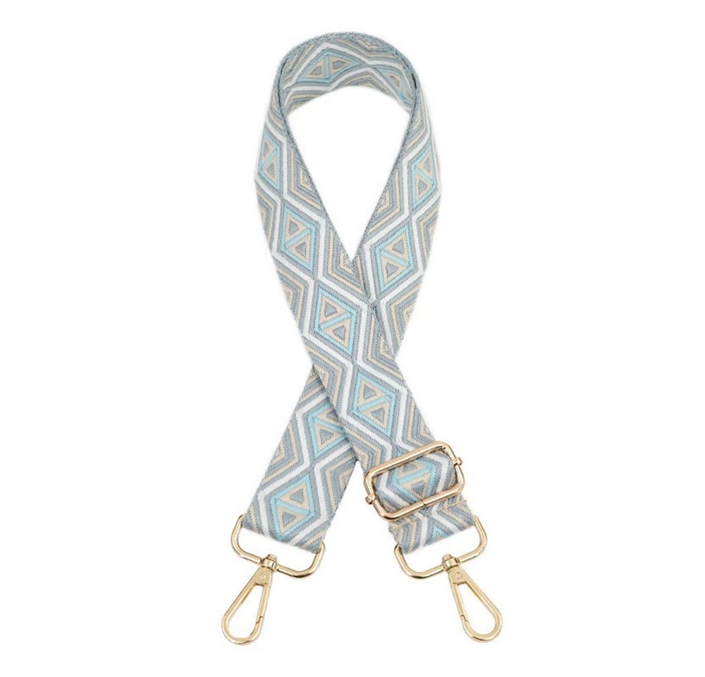 Agger Schulterriemen Taschengurt für Damen & Herren,Verstellbarer Schultergurt,3.8cm Breit Bohemian Style,Schulterriemen für Handtaschen Damen